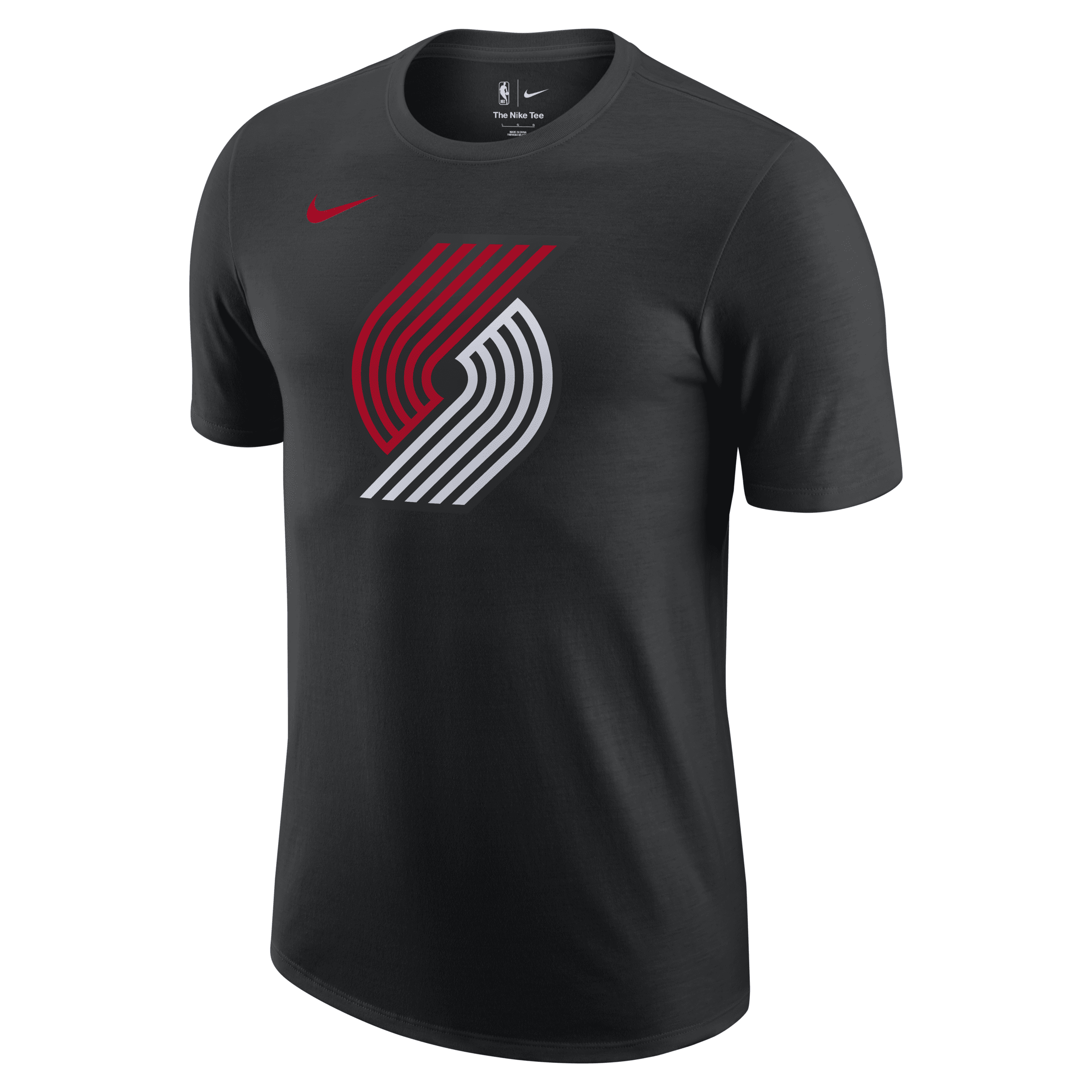 Nike Portland Trail Blazers Essential Men's Nba T-shirt In Black