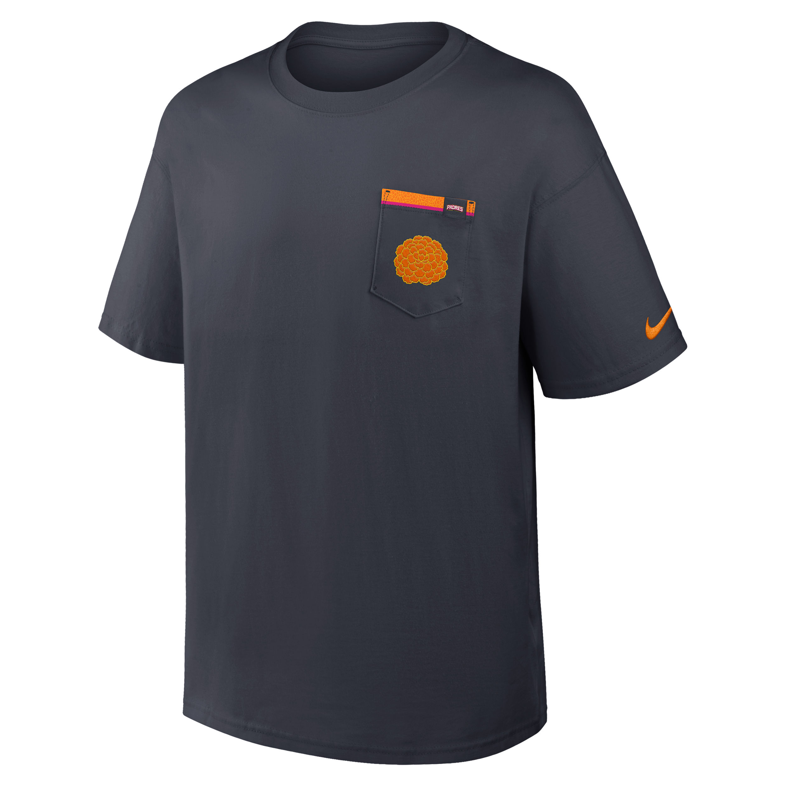 San Diego Padres City Connect 2-Hit Max90 Pocket Nike Men's MLB T-Shirt in Black | 04T74CAPYP-QUY