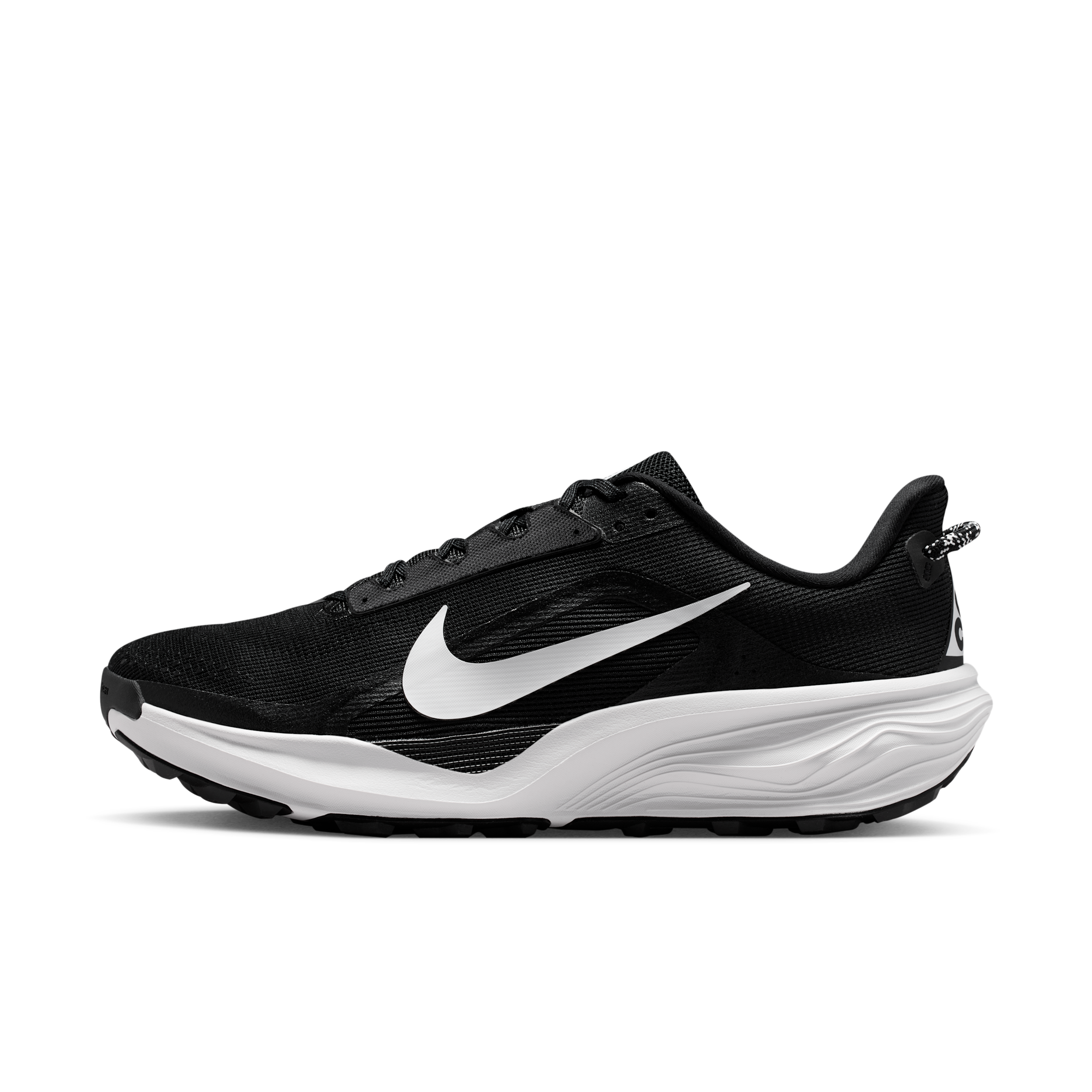 Nike Men's ACG Pegasus Trail Running Shoes, Size 9.5, Black/White/Anthracite