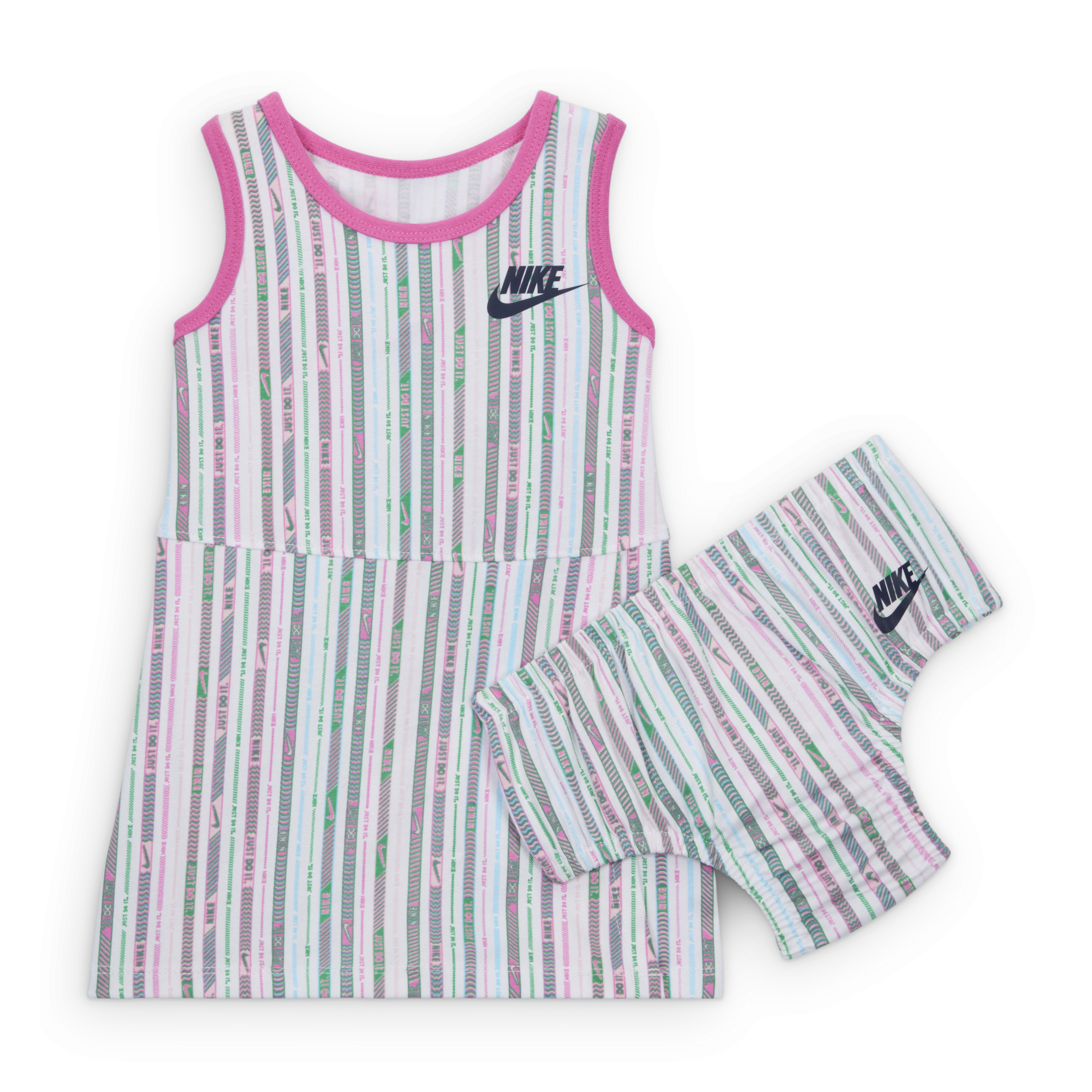 Nike Happy Camper Baby (12-24m) Printed Dress In White