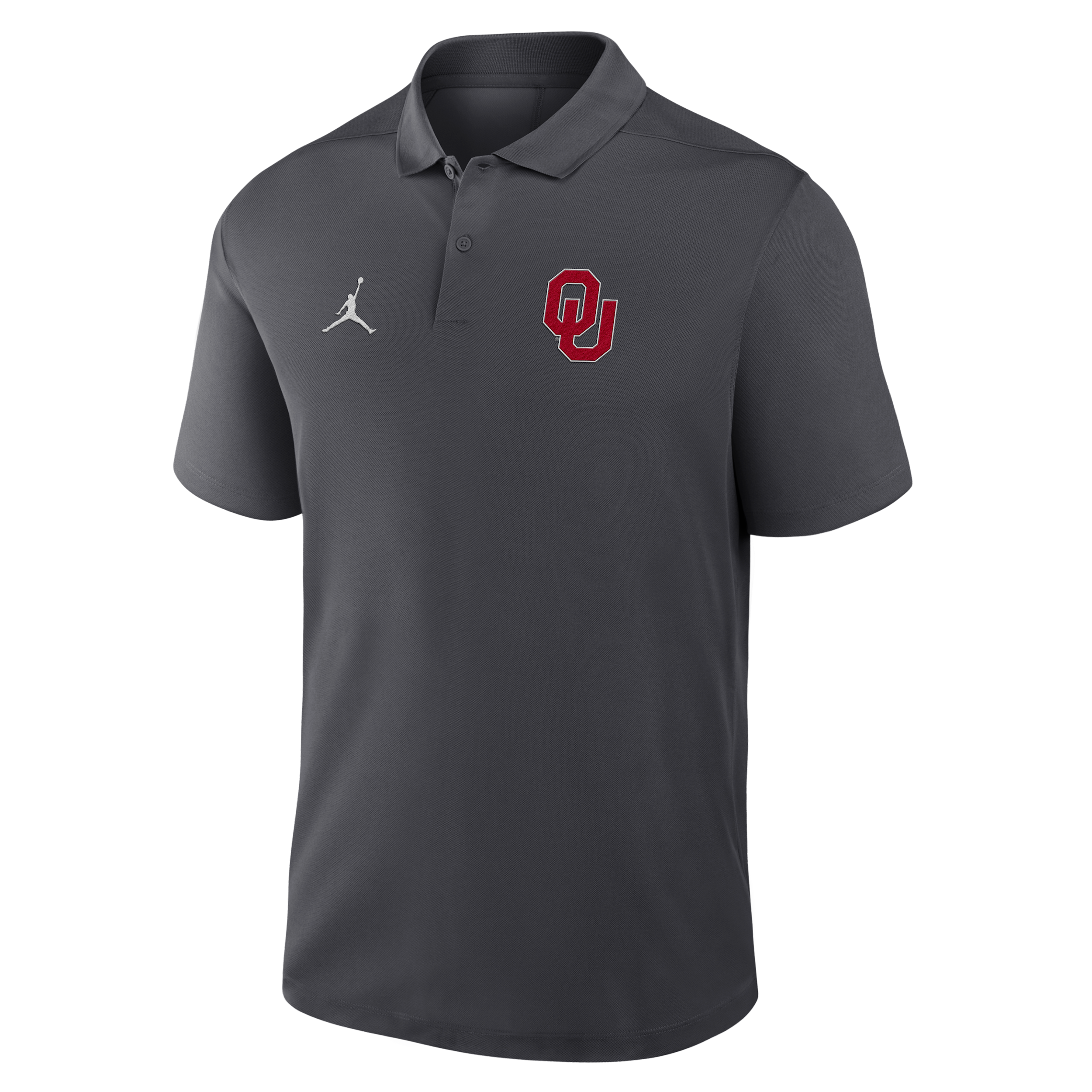 Nike Oklahoma Primetime Victory Primary Logo Men's Dri-fit College Polo In Gray