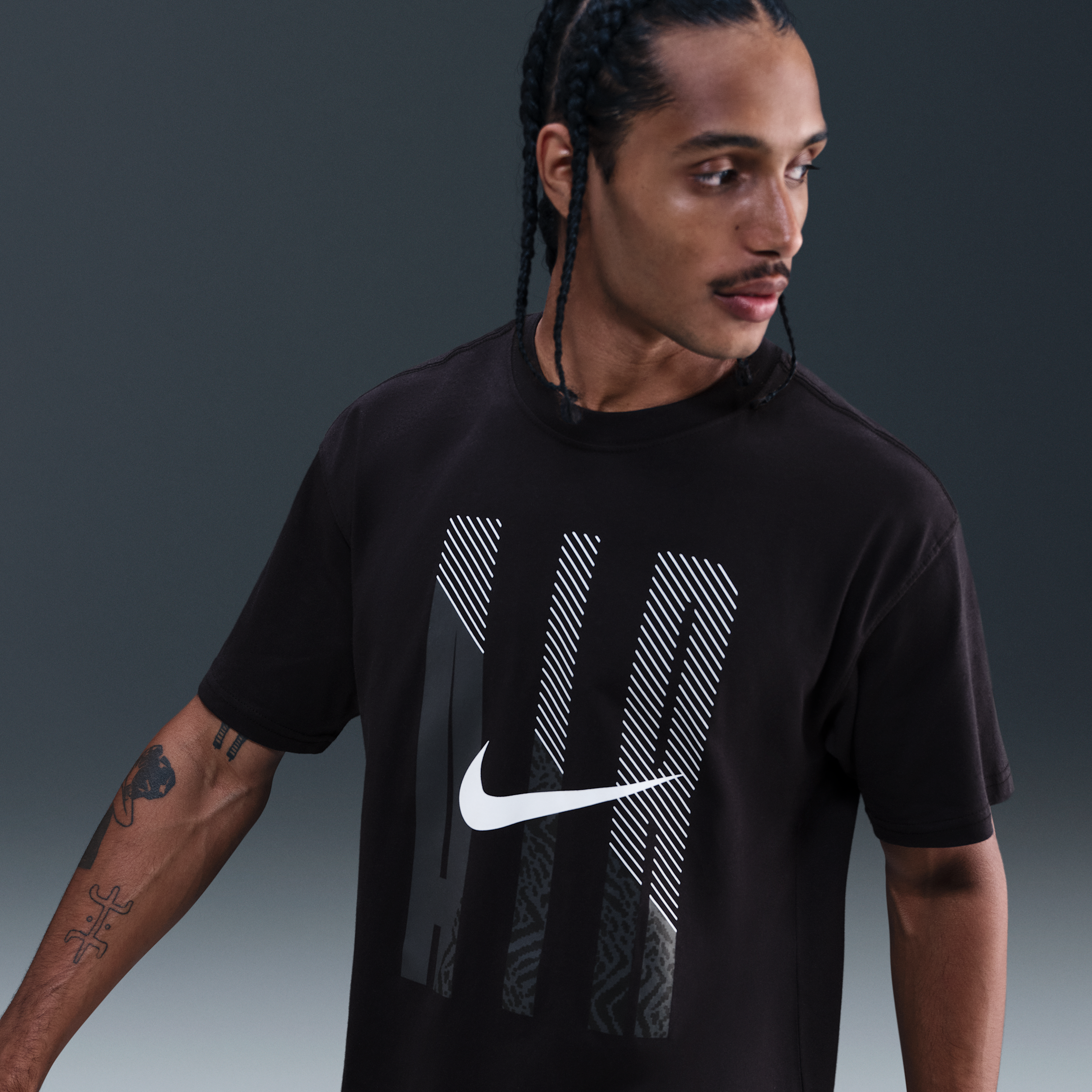 Nike Men's  Sportswear Max90 T-shirt In Black