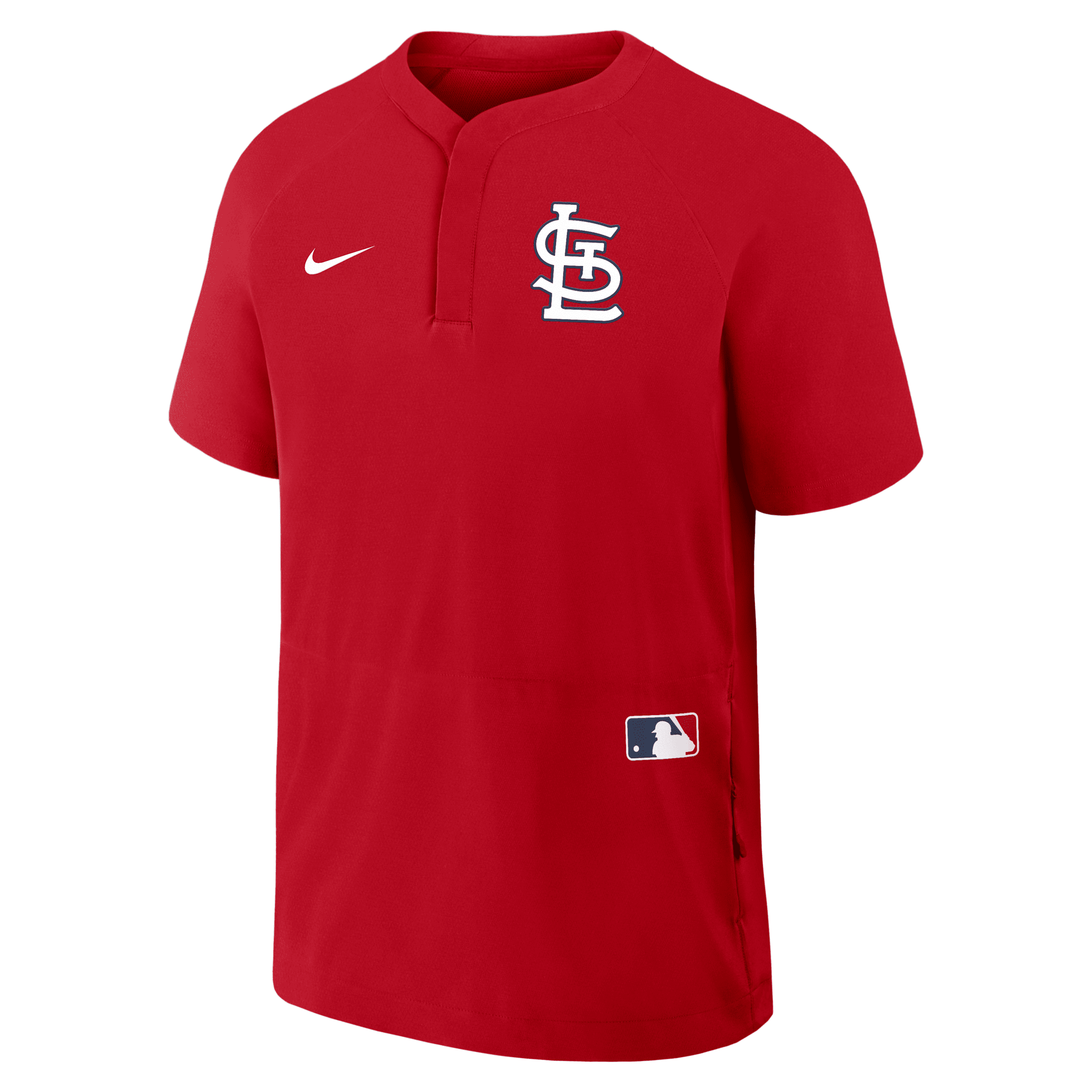 Nike St. Louis Cardinals Authentic Collection Men's Mlb Short-sleeve Windshirt