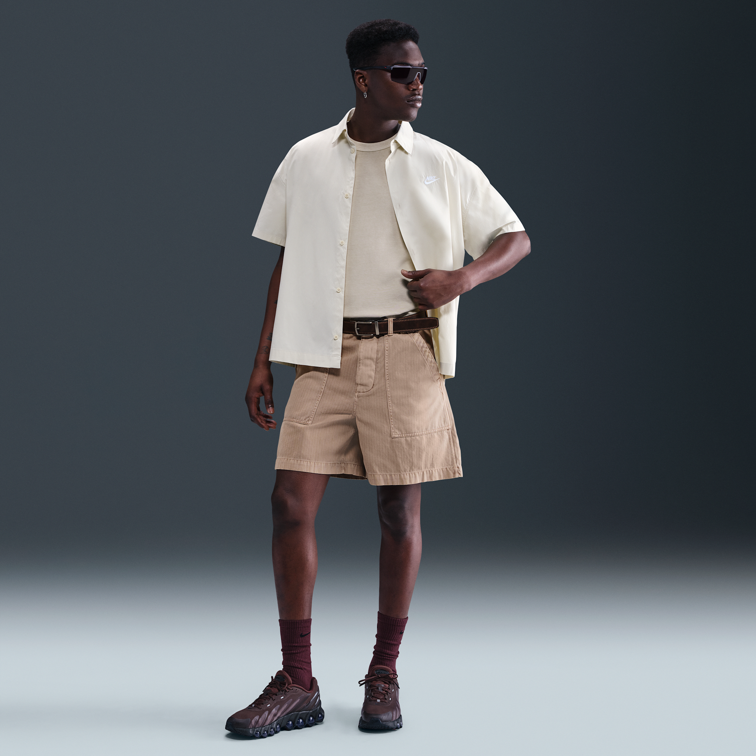 Nike Men's Life Fatigue Shorts In Brown