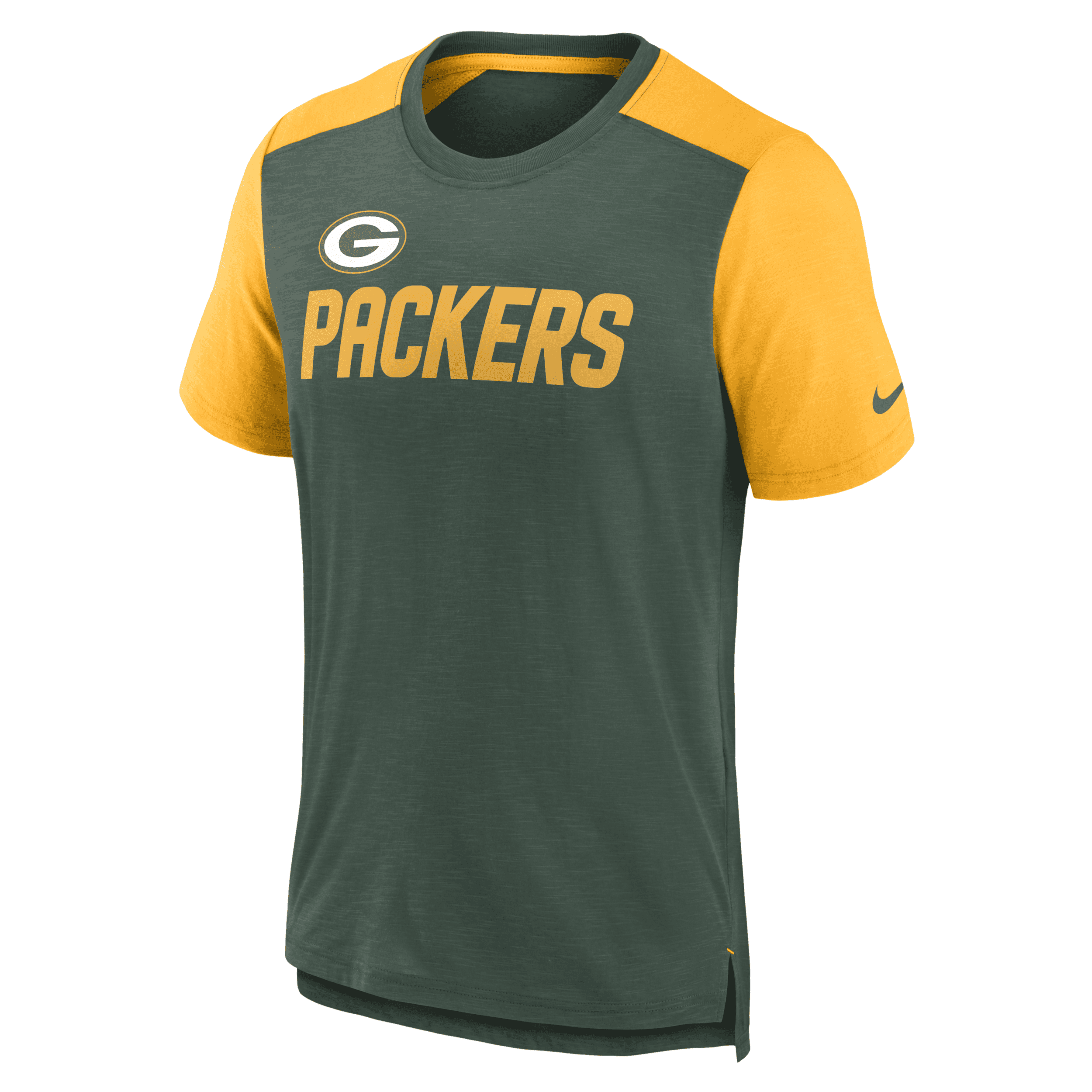 Shop Nike Men's Color Block Team Name (nfl Green Bay Packers) T-shirt