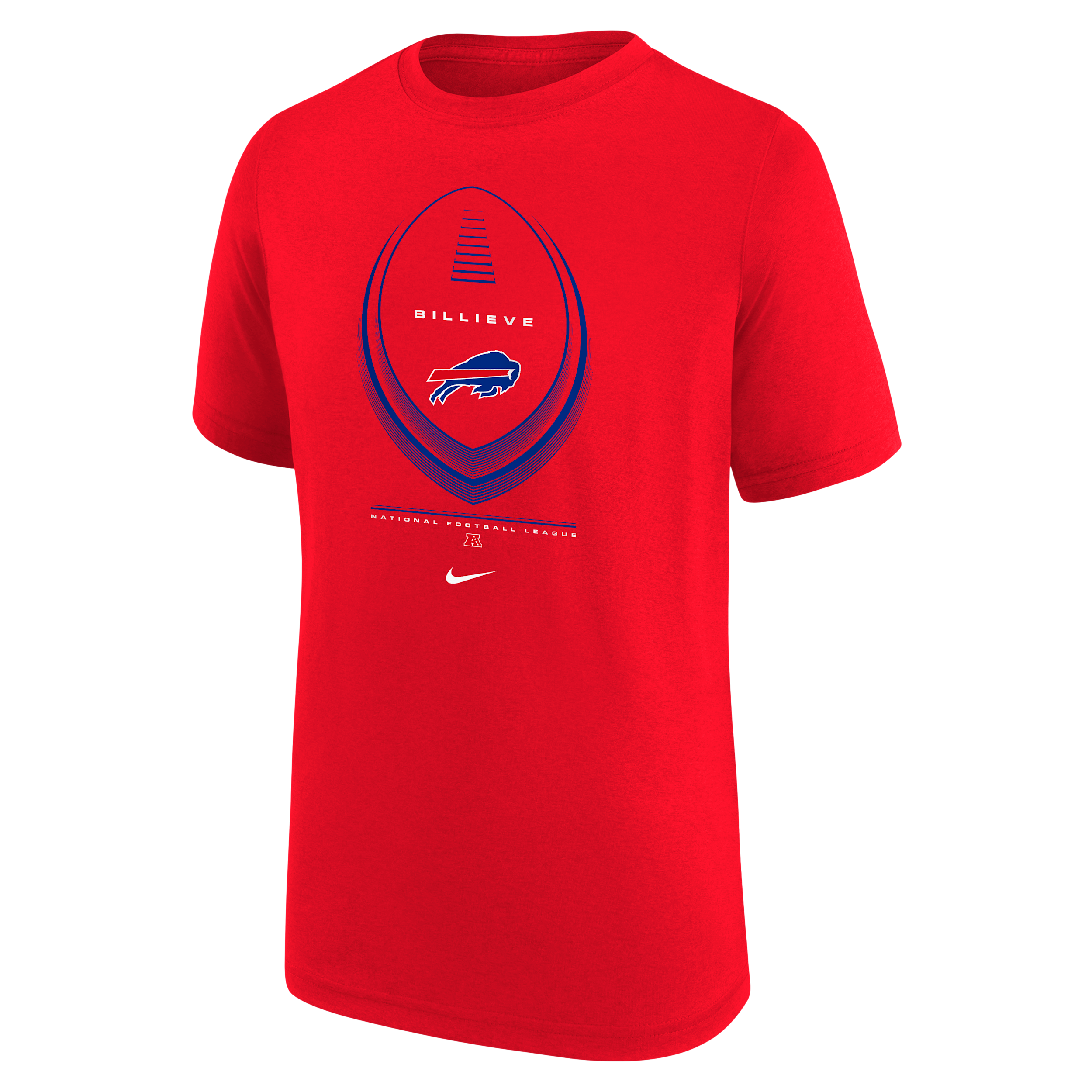 Buffalo Bills Icon Legend Edition Big Kids' Nike Dri-FIT NFL T-Shirt in Red | Z1B7NFQFBIL-NEB