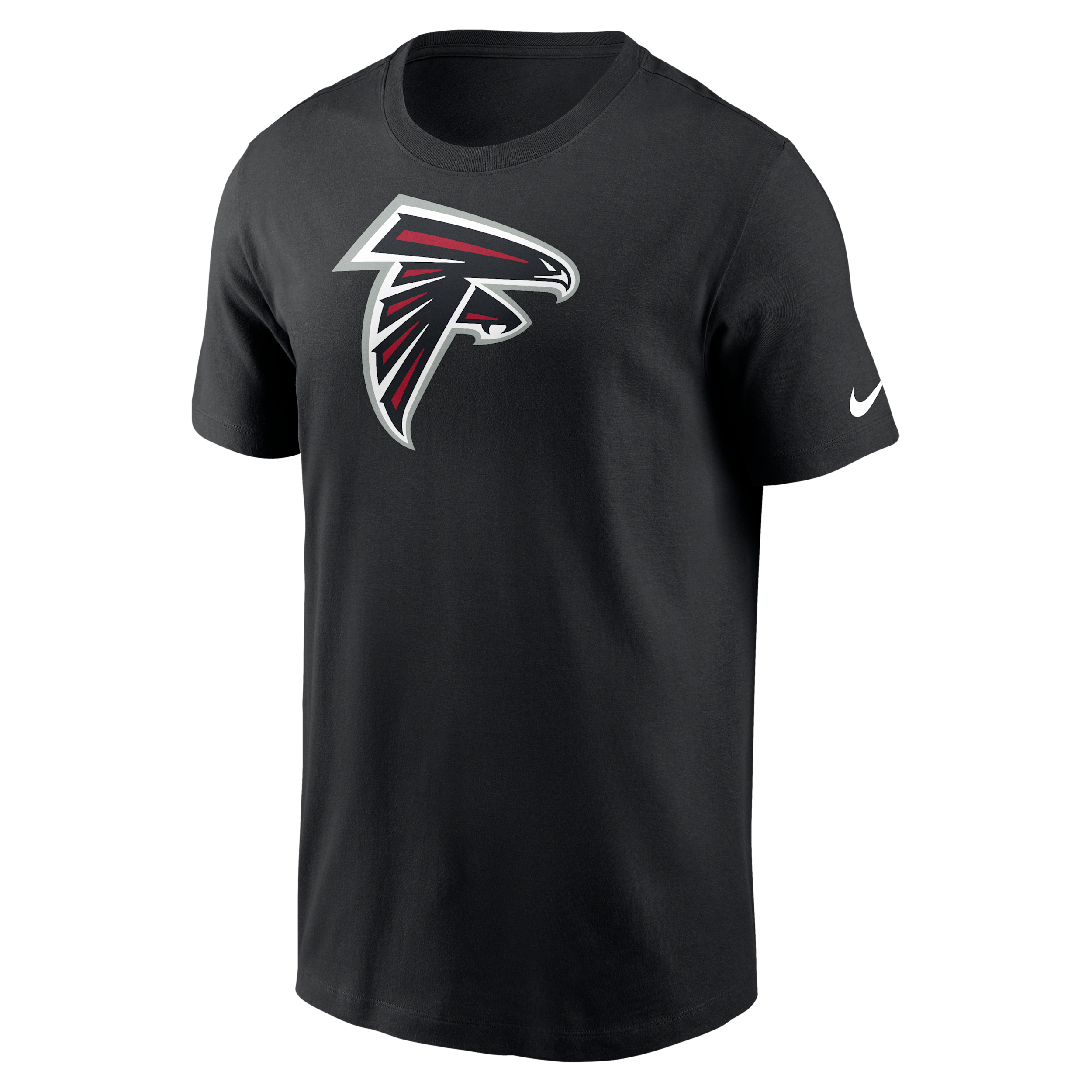 Nike Men's Atlanta Falcons Essential Logo Crewneck Short-Sleeve T-Shirt - Black