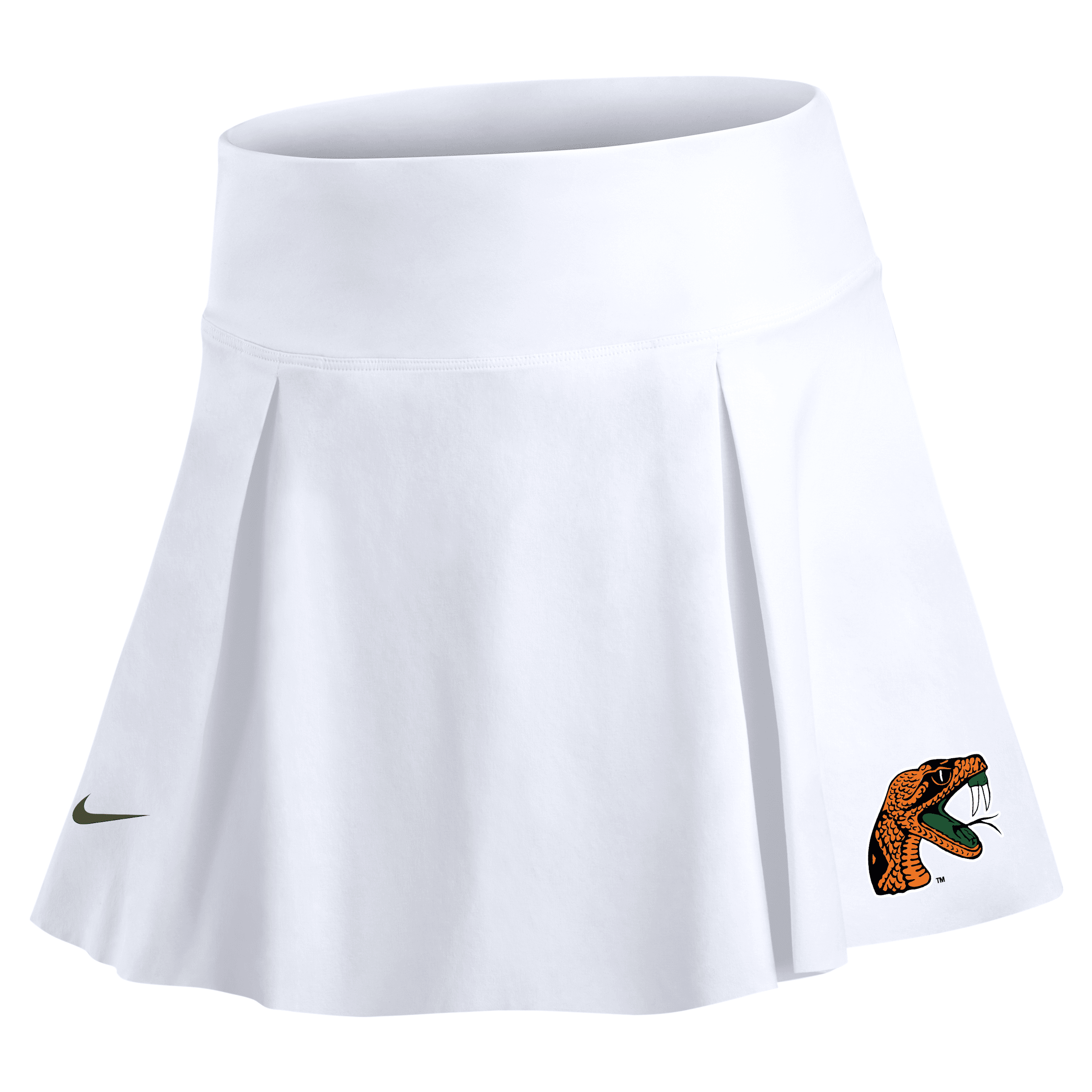 Nike Florida A&m Club Women's College Skirt In White