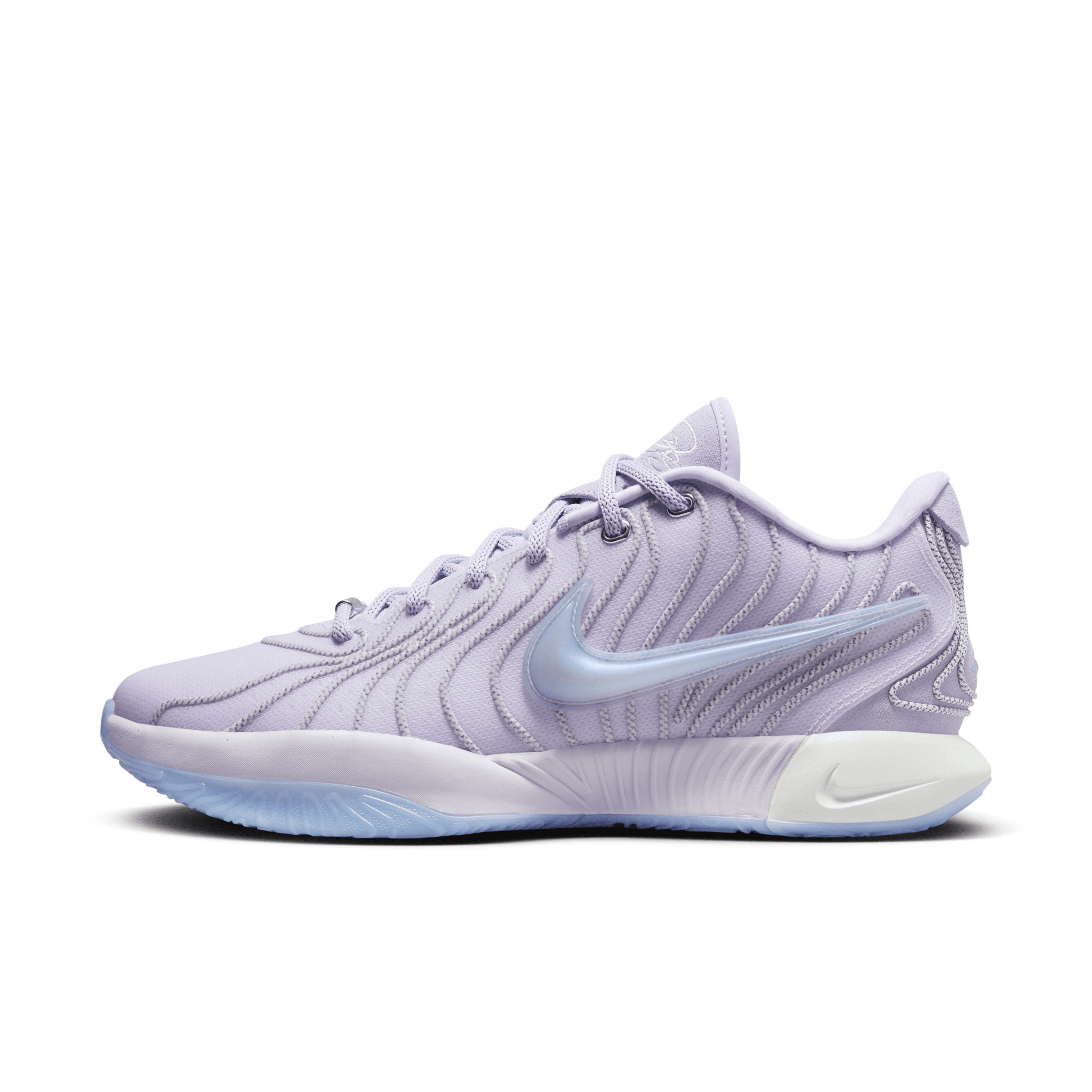 Shop Nike Men's Lebron Xxi Basketball Shoes In Purple
