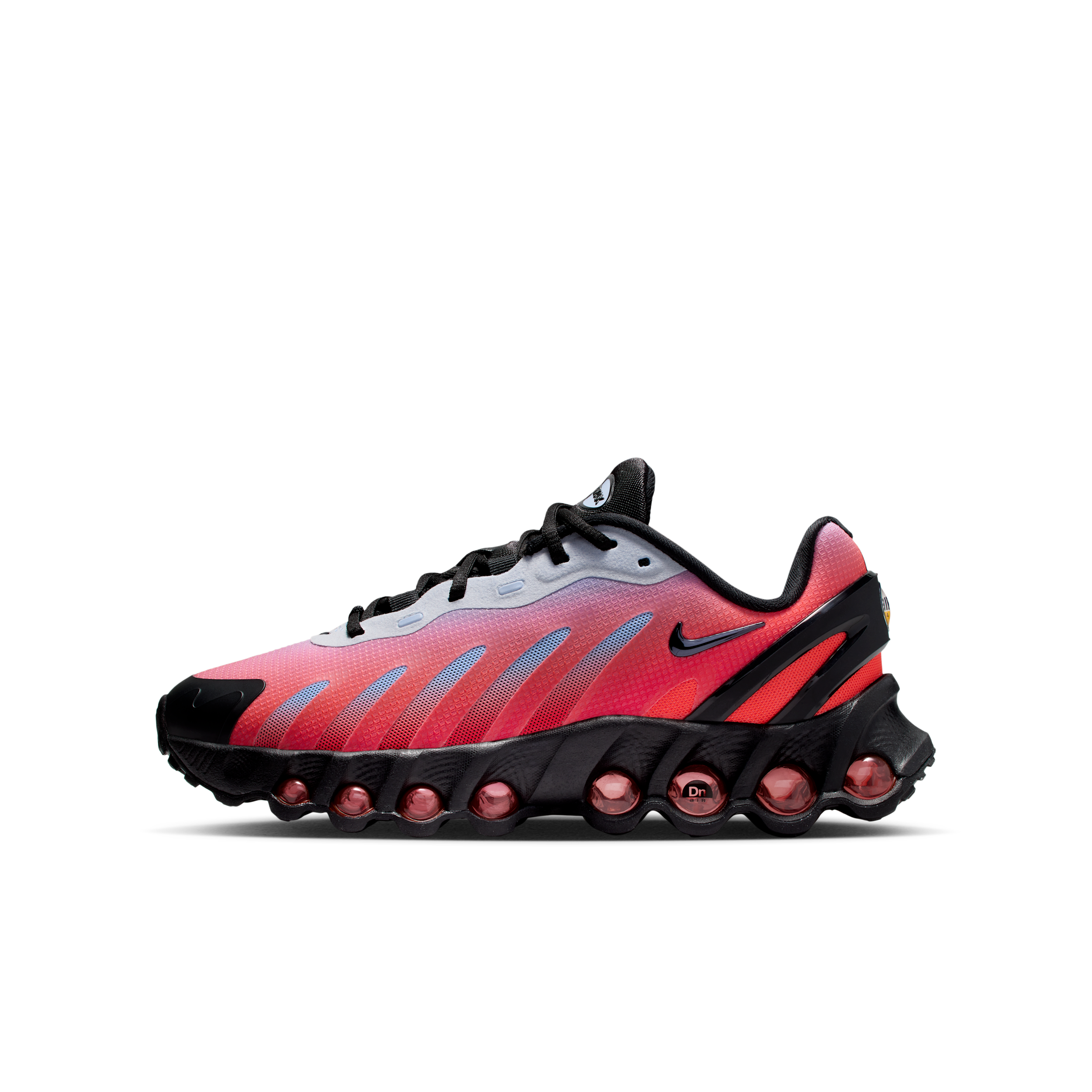 Nike Girls Air Max DN8 - Girls' Grade School Basketball Shoes - Black / Red Size 6.5
