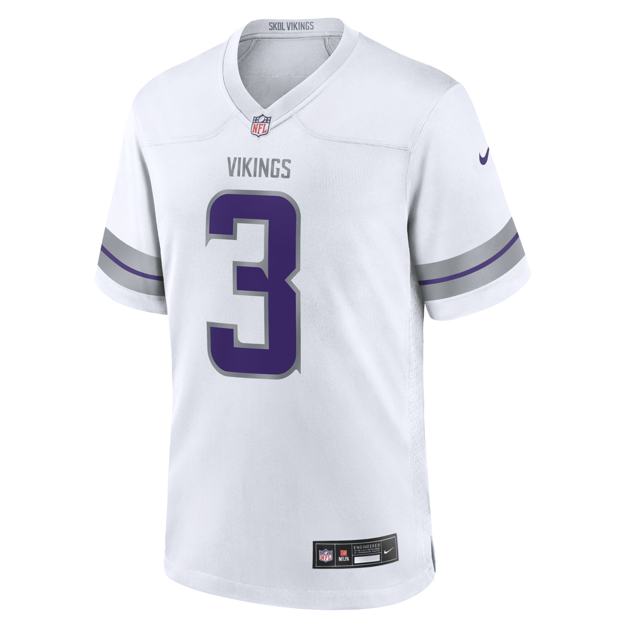 Jordan Addison Minnesota Vikings Nike Men's NFL Game Jersey in White | 67NM0BAZ9MF-00X