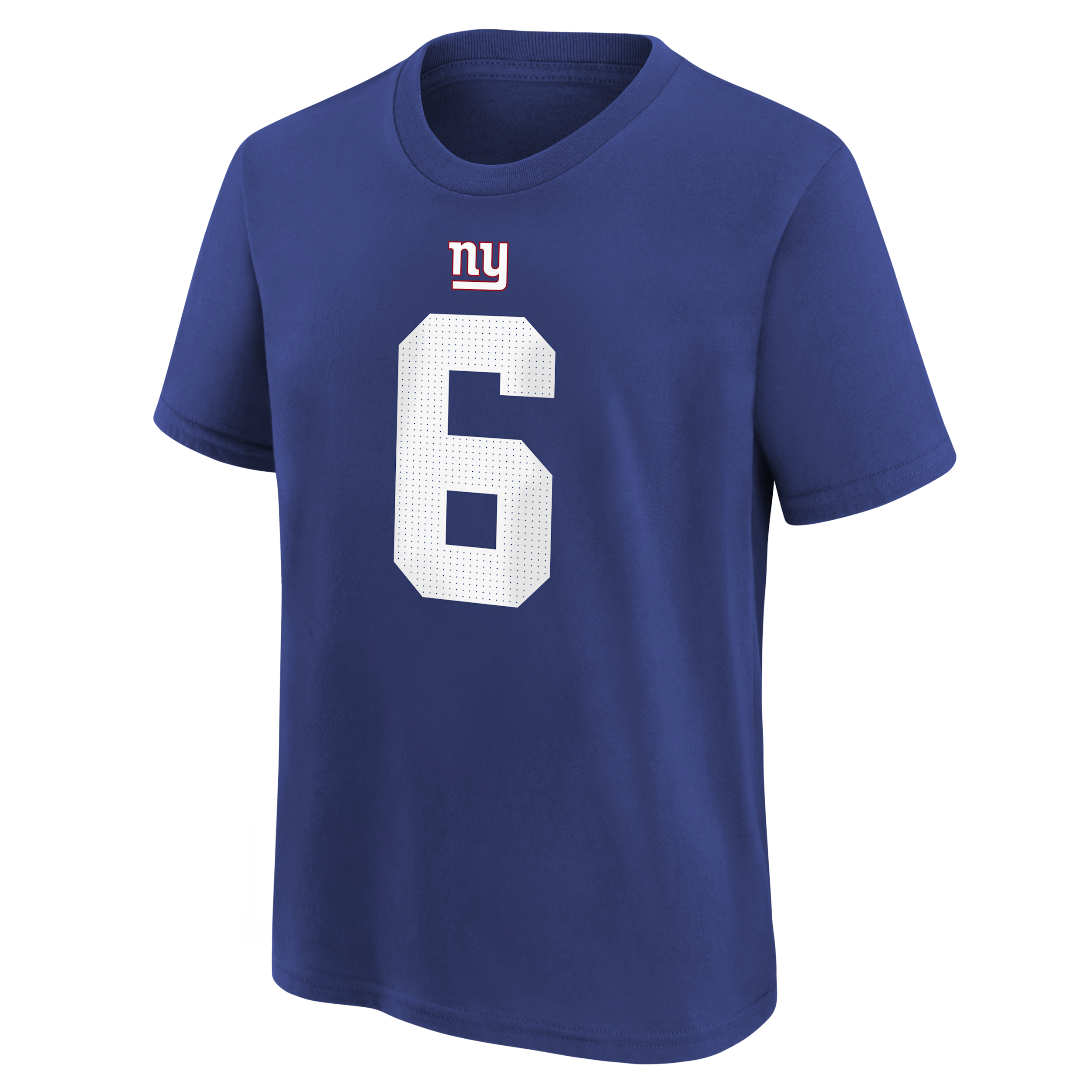 Nike Big Boys and Girls Jaxson Dart Royal New York Giants Name & Number T-Shirt - Royal