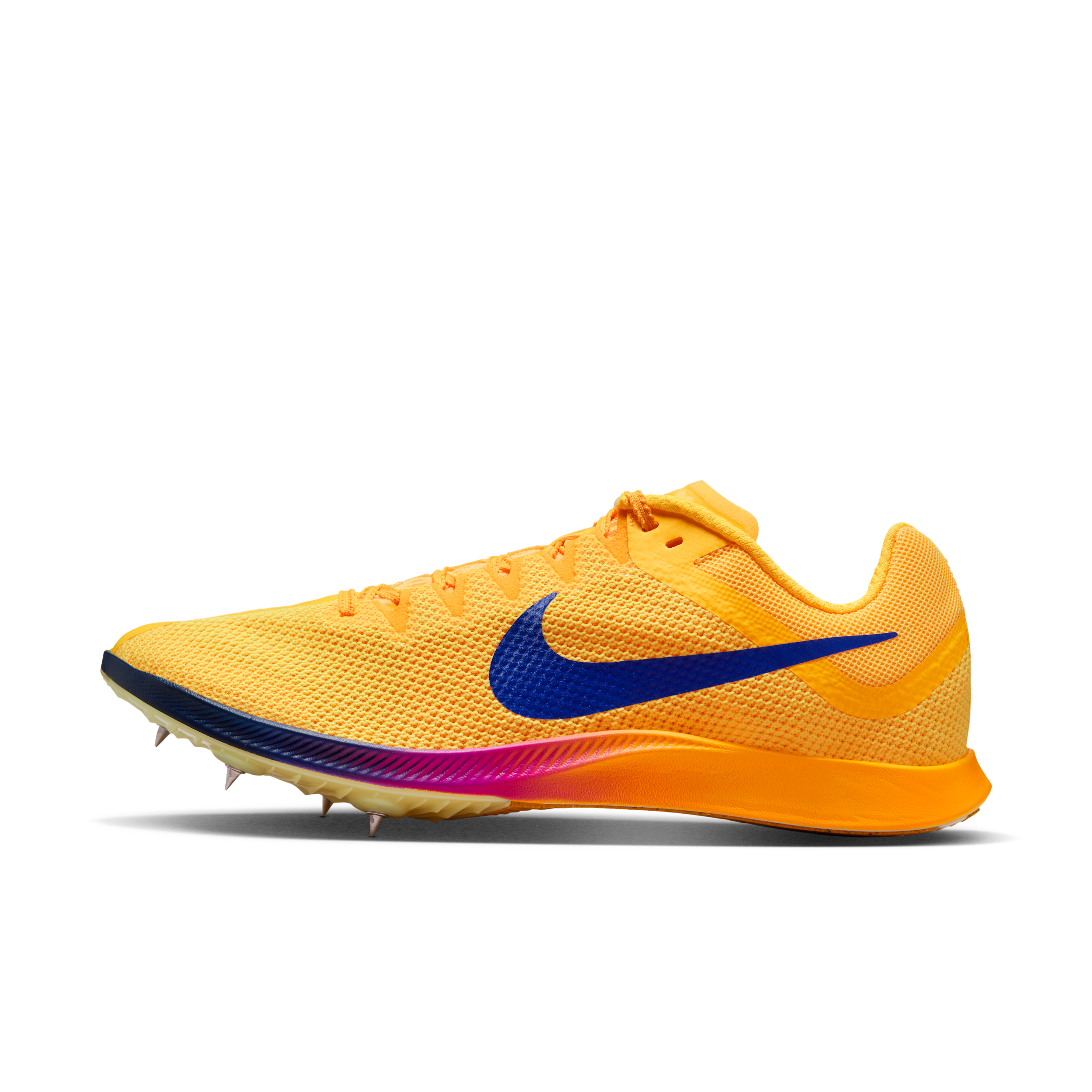 Nike Men's Zoom Rival Distance Track & Field Distance Spikes in Yellow | FZ9653-800