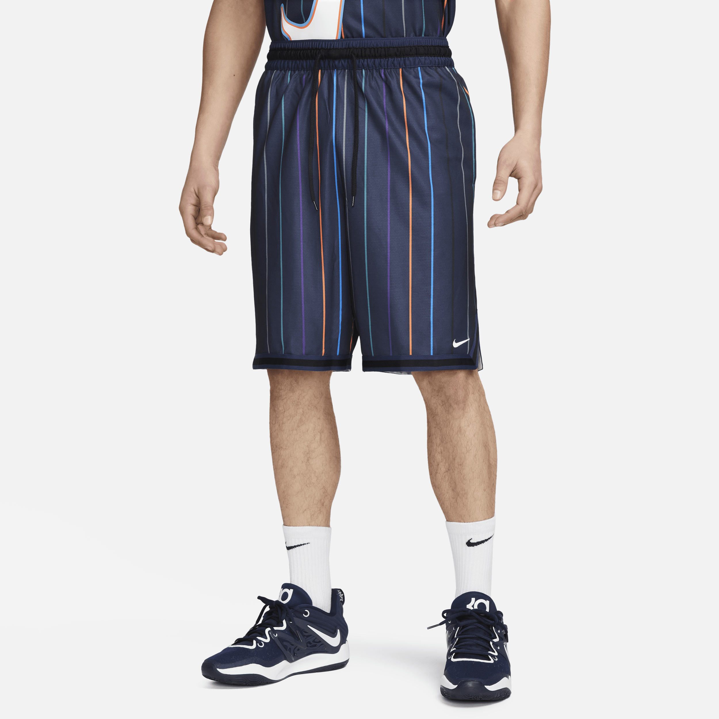 Shop Nike Men's Dri-fit Dna 10" Basketball Shorts In Blue