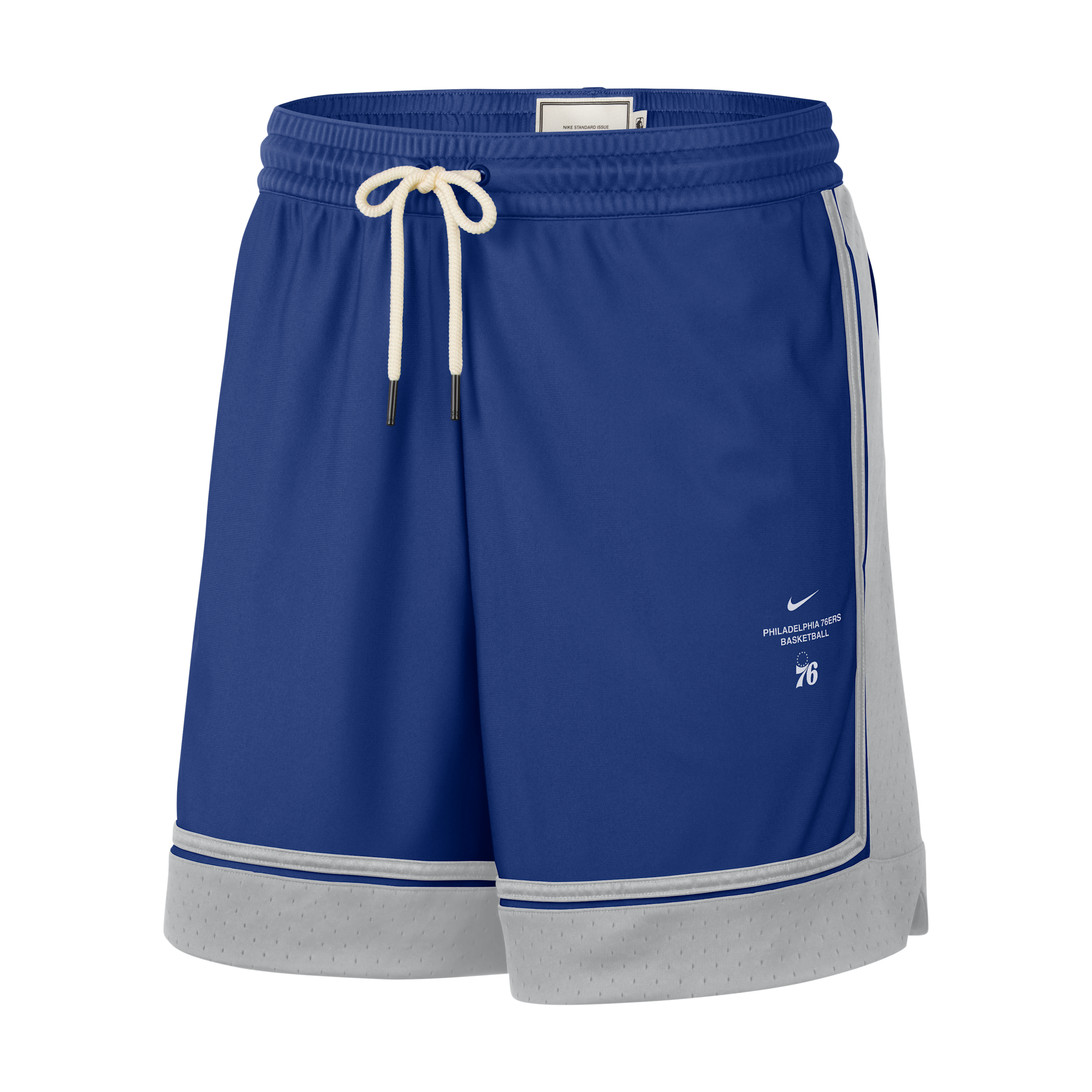 Nike Men's Royal Philadelphia 76ers 2026 Standard Issue Pre-Game Pro Shorts - Royal, Silver