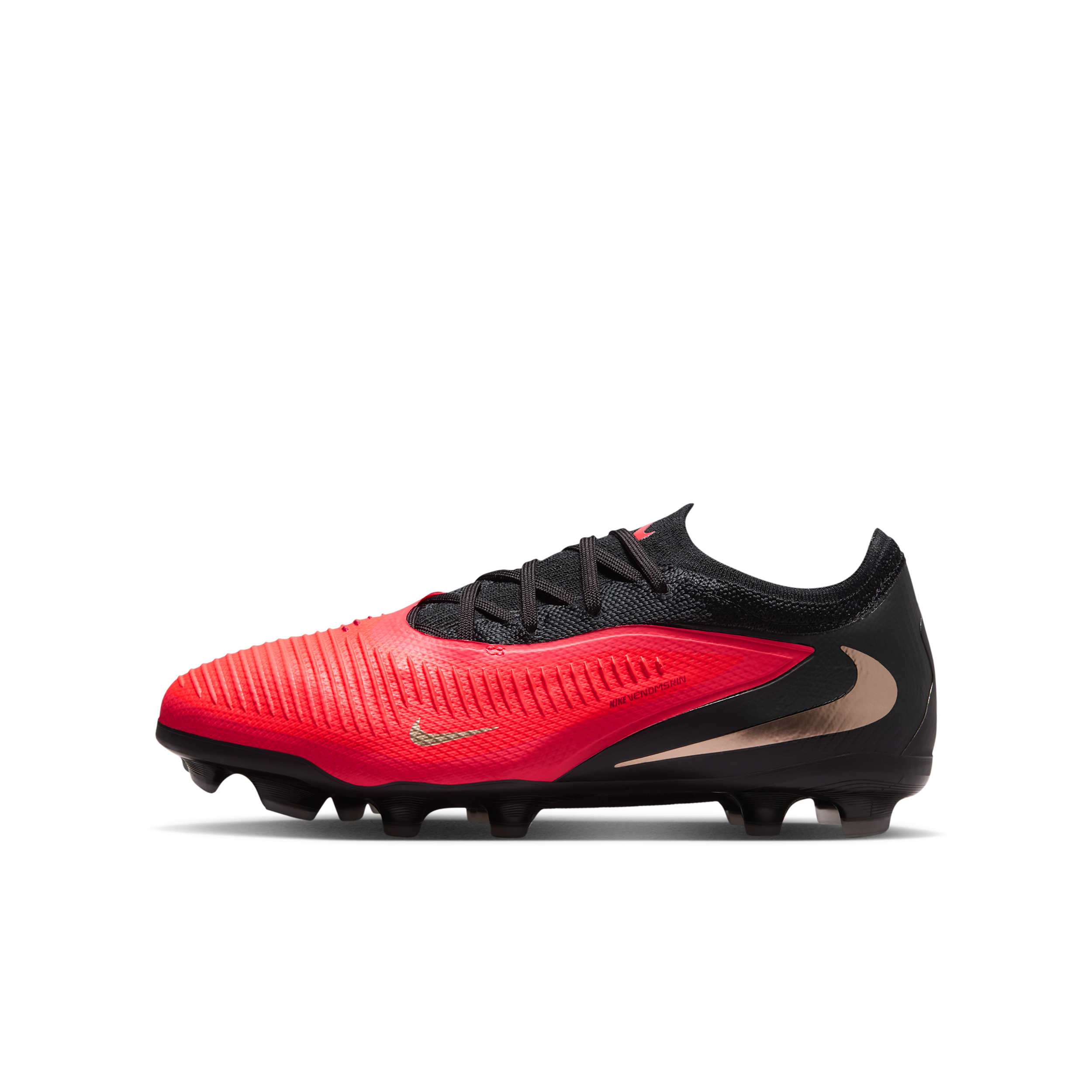 Nike Jr. Phantom 6 Low Pro Big Kids' Multi-Ground Soccer Cleats in Red | HM9204-600