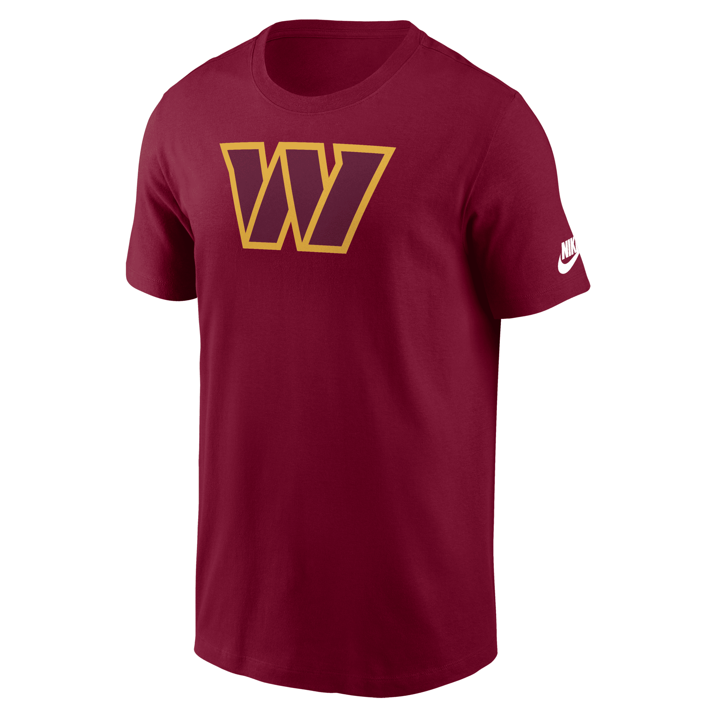 Nike Washington Commanders Rewind Logo Essential  Men's Nfl T-shirt In Burgundy