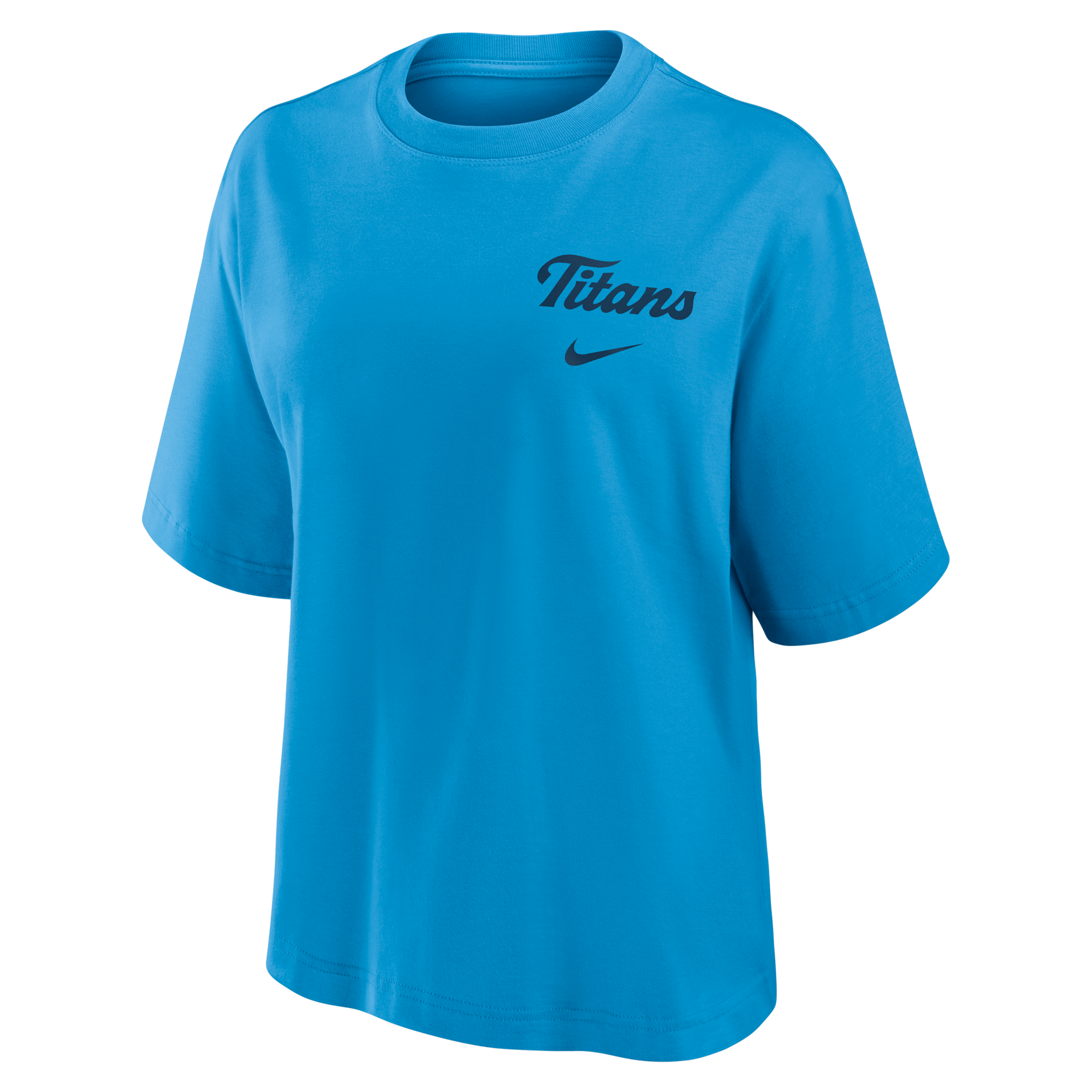 Nike Women's Light Blue Tennessee Titans 2026 Rivalries Collection Boxy T-Shirt - Light Blue