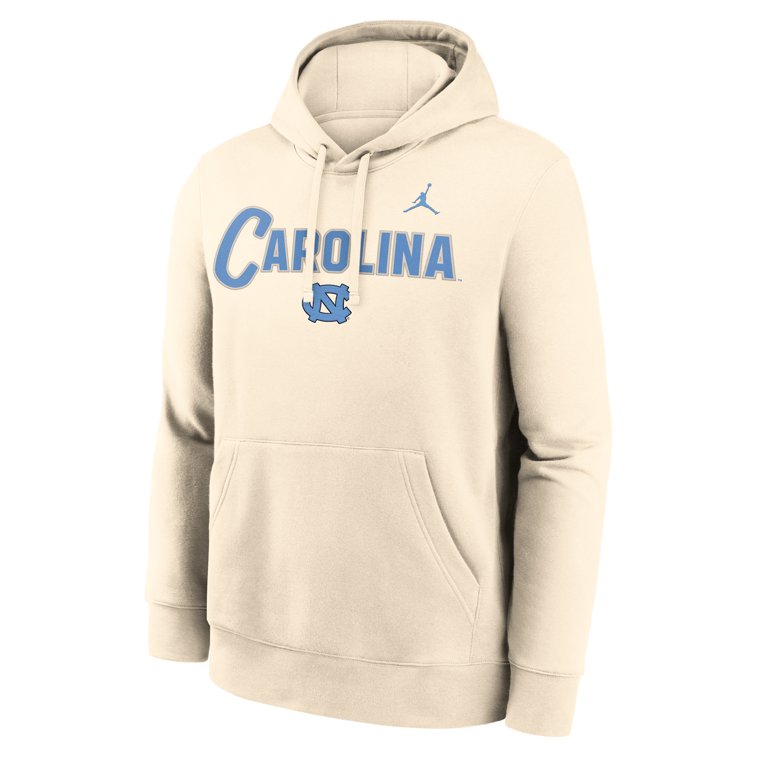 Men's North Carolina Primetime Club Jordan College Pullover Hoodie in White | NKDK15ANCN-HJR