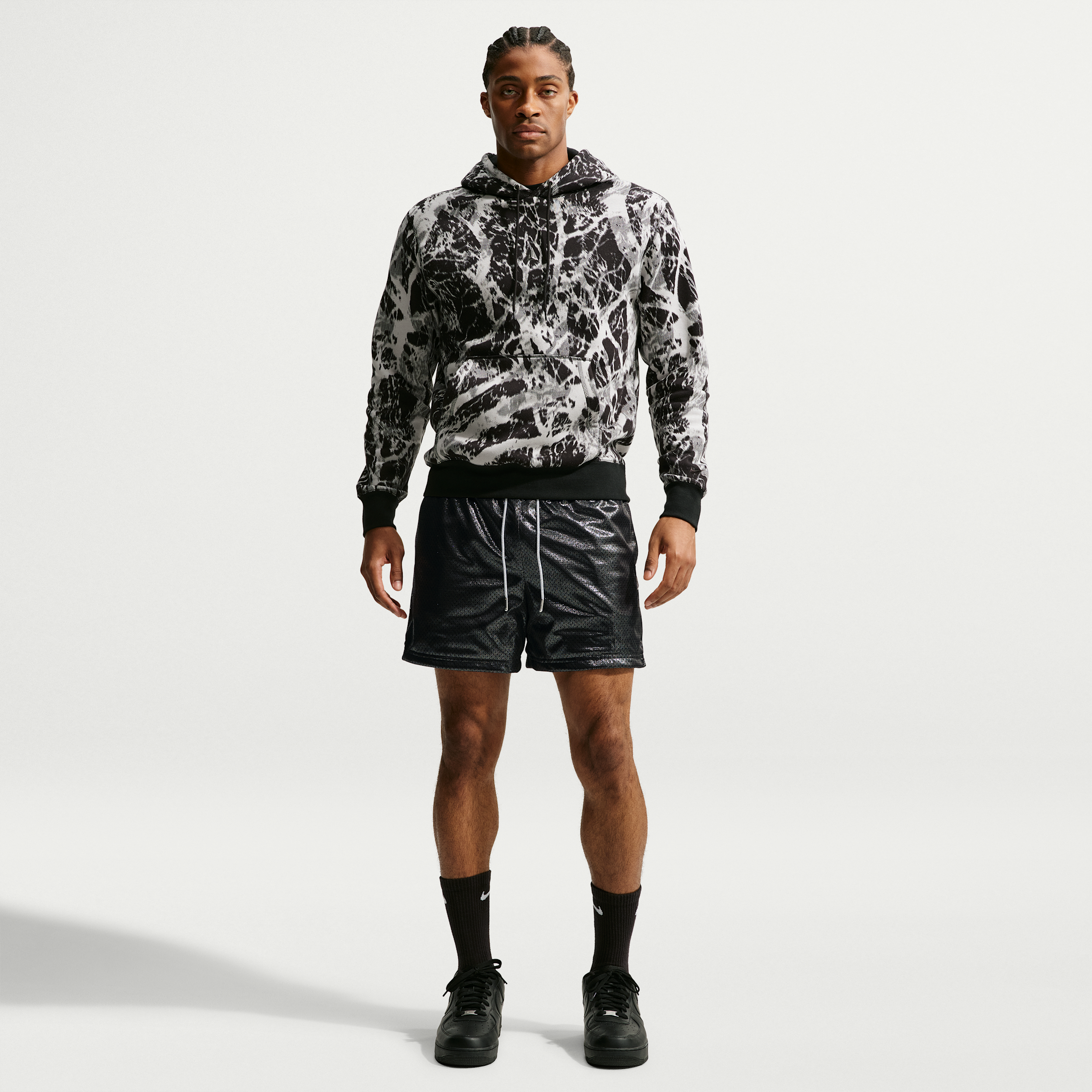 Nike Men's Ja Morant Standard Issue Mesh 5'' Basketball Shorts, Medium, Black