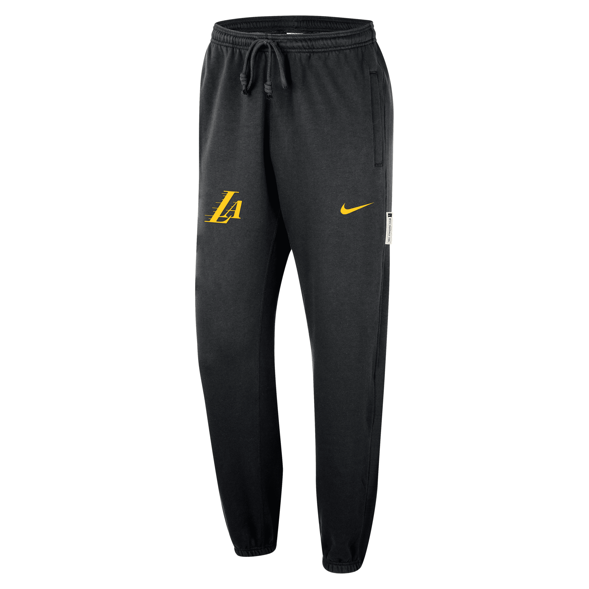 Nike Los Angeles Lakers Standard Issue City Edition Men's Dri-fit Nba Pants In Black