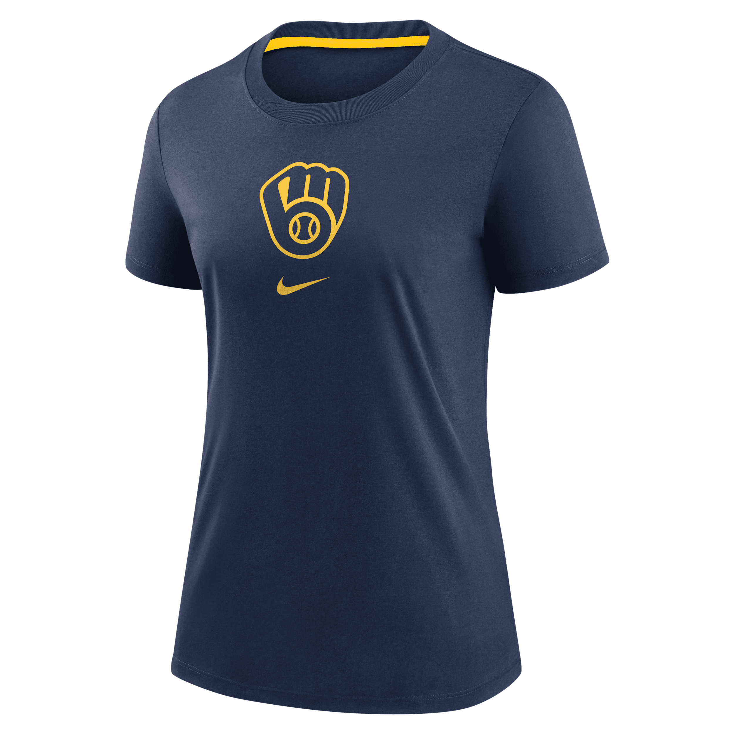 Nike Milwaukee Brewers Authentic Collection Early Work  Women's Mlb T-shirt In Blue