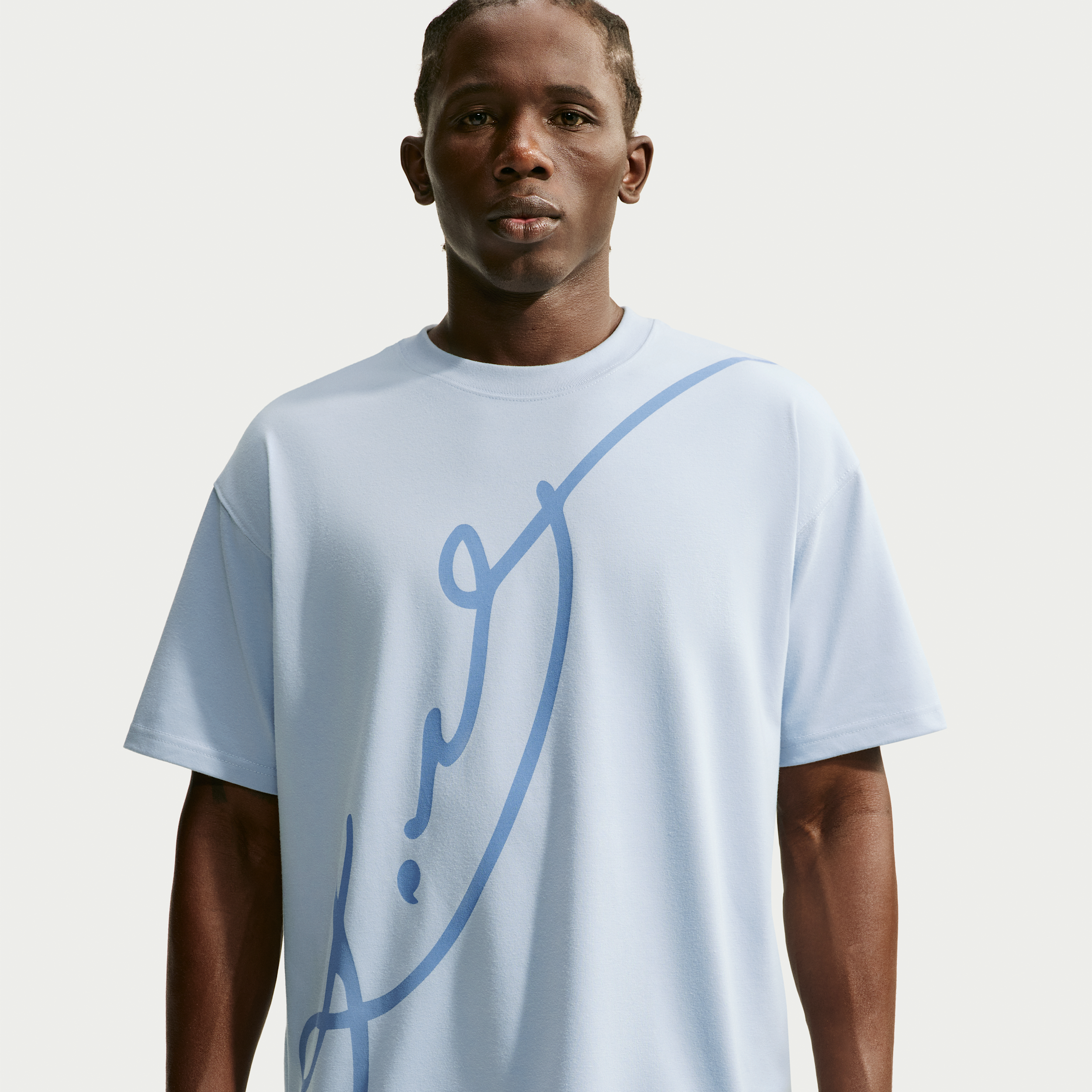 Nike Mens Kobe Dri-FIT Signature M90 T-Shirt - Work Blue/Light Armory Blue