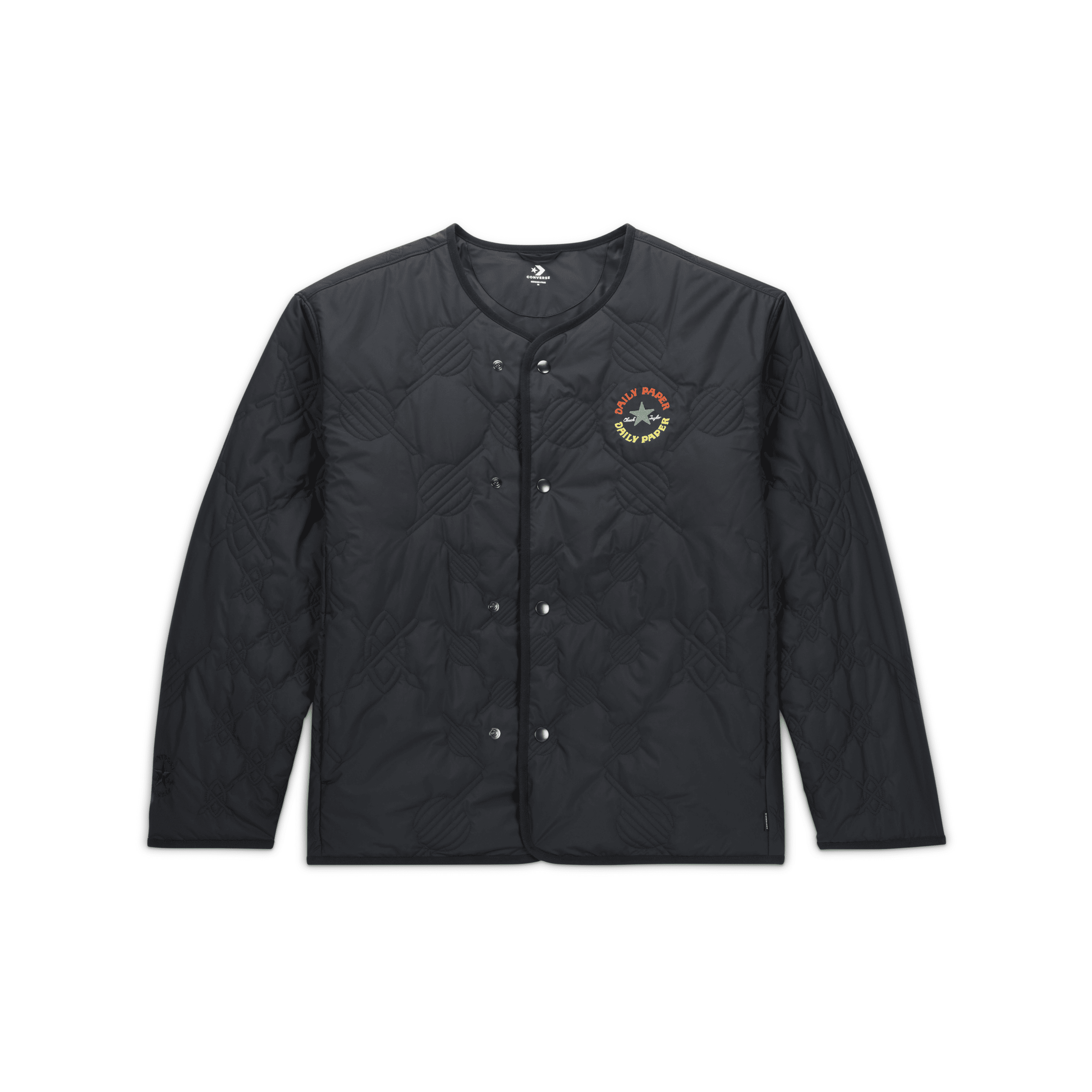 Converse X Daily Paper Malden Liner Jacket In Black