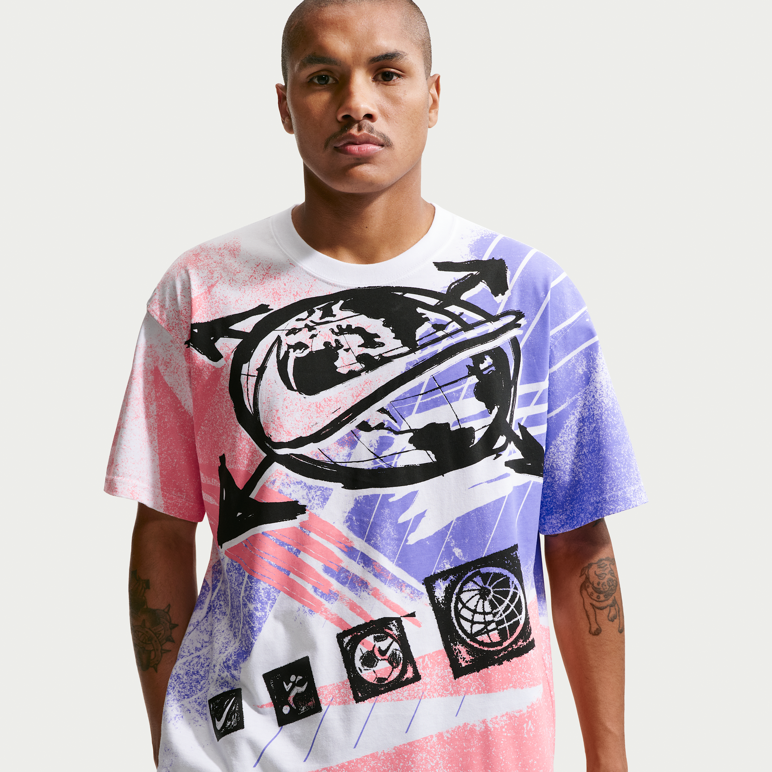 Men's Nike Sportswear T-Shirt in White | IR5777-100