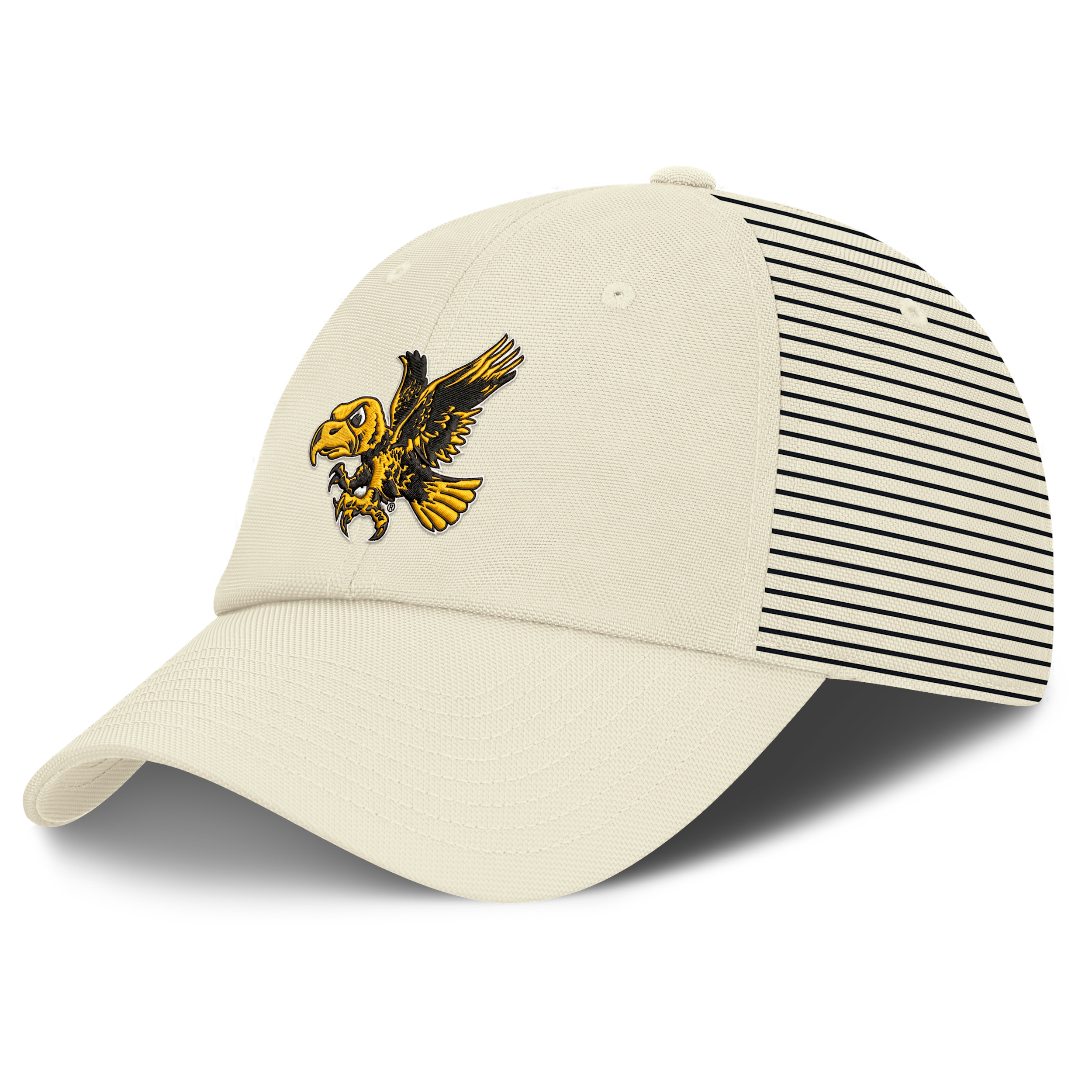 Iowa Denim Club Nike Men's College Adjustable Hat in White | NC2H11KIAV-0Y0