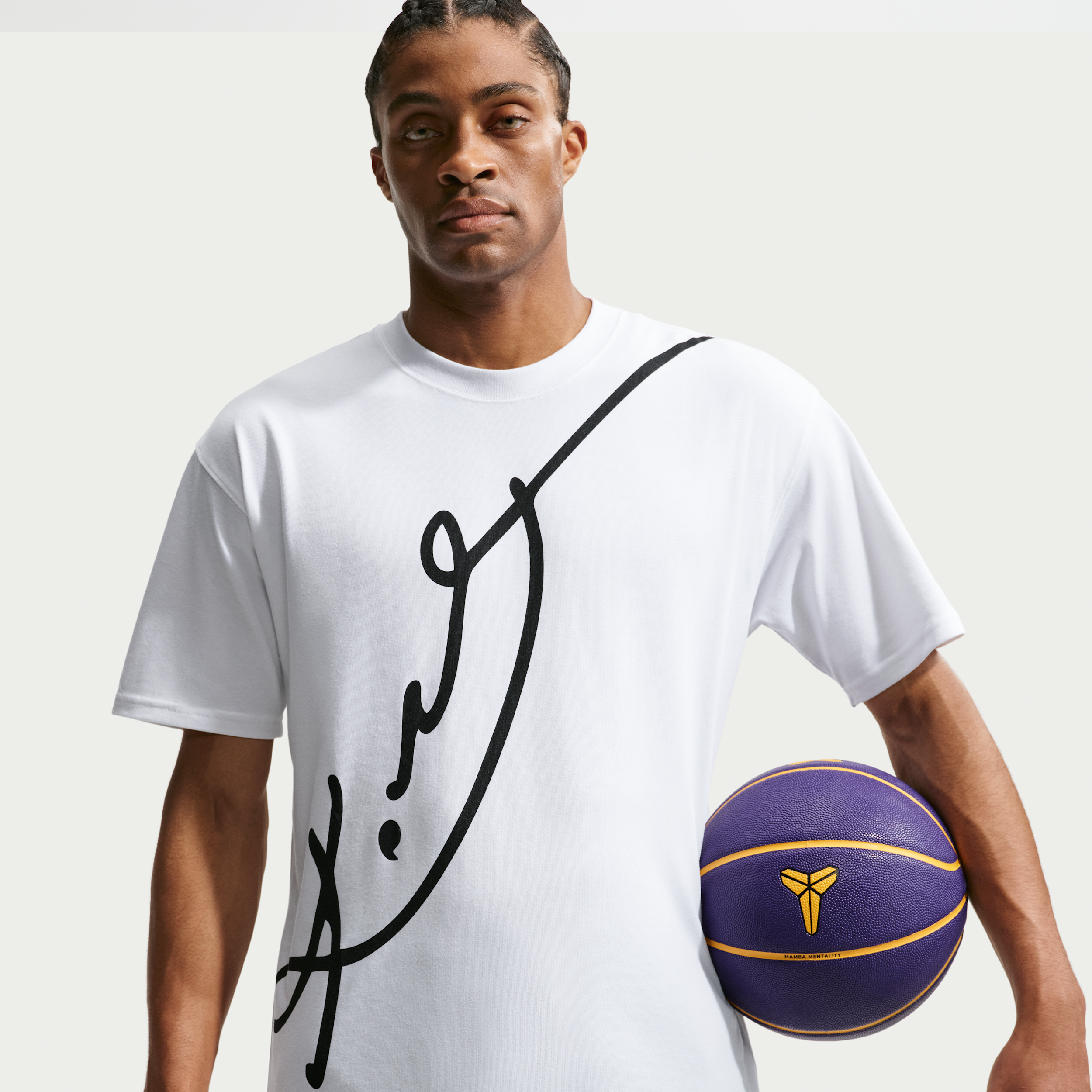 Nike Men's Kobe Dri-FIT Basketball T-Shirt in White | IM0320-100