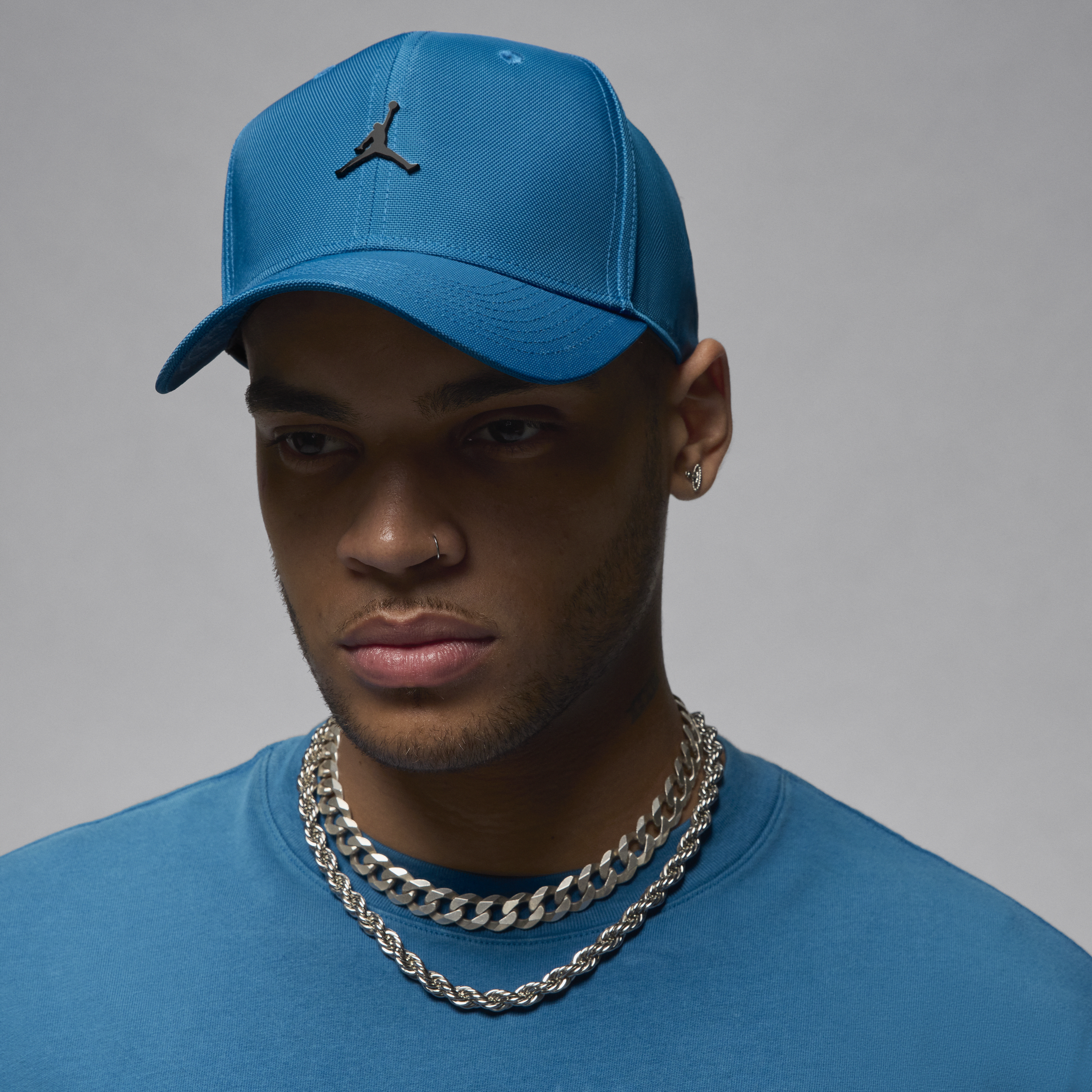 Shop Jordan Rise Cap Adjustable Hat In Blue