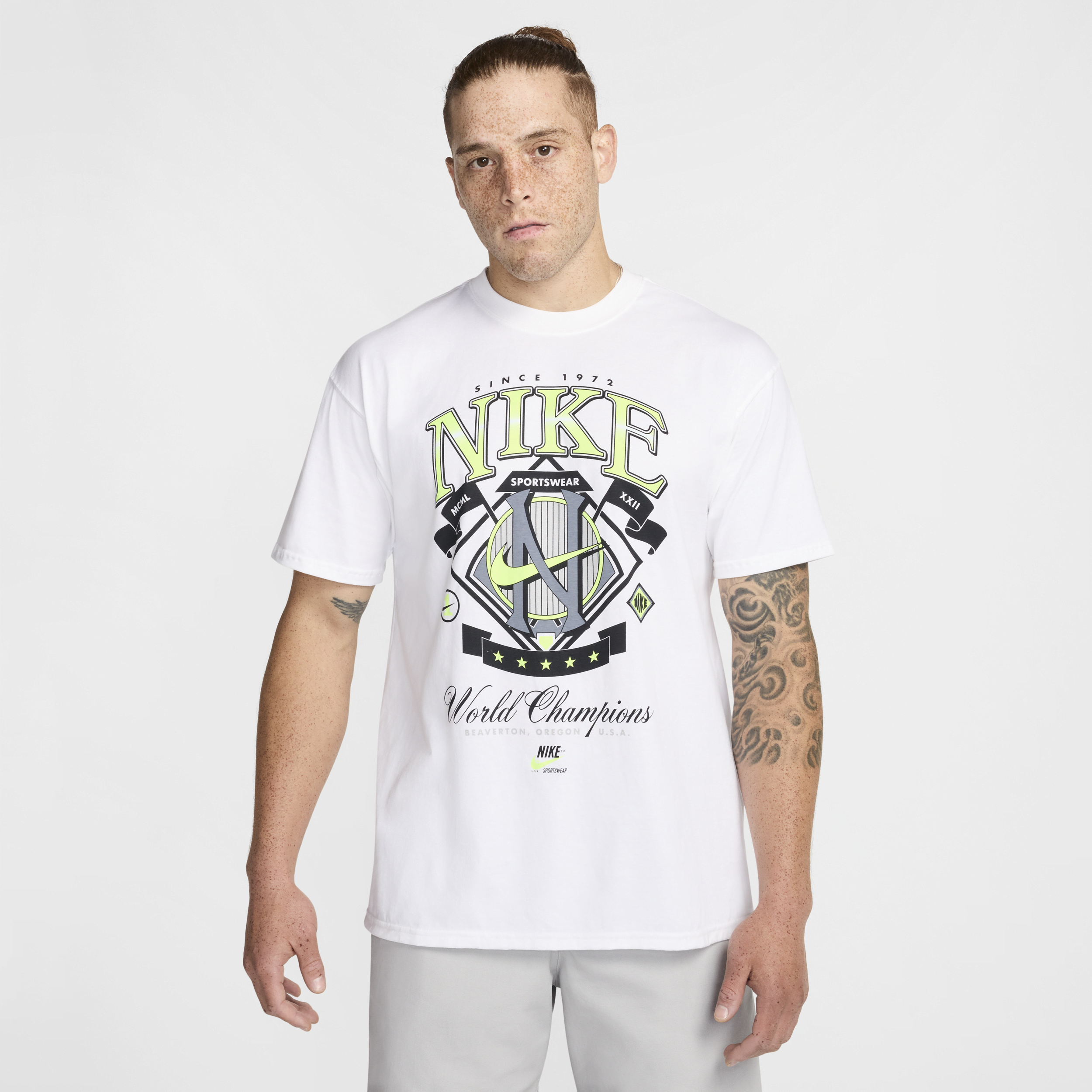 white volt nike shirt