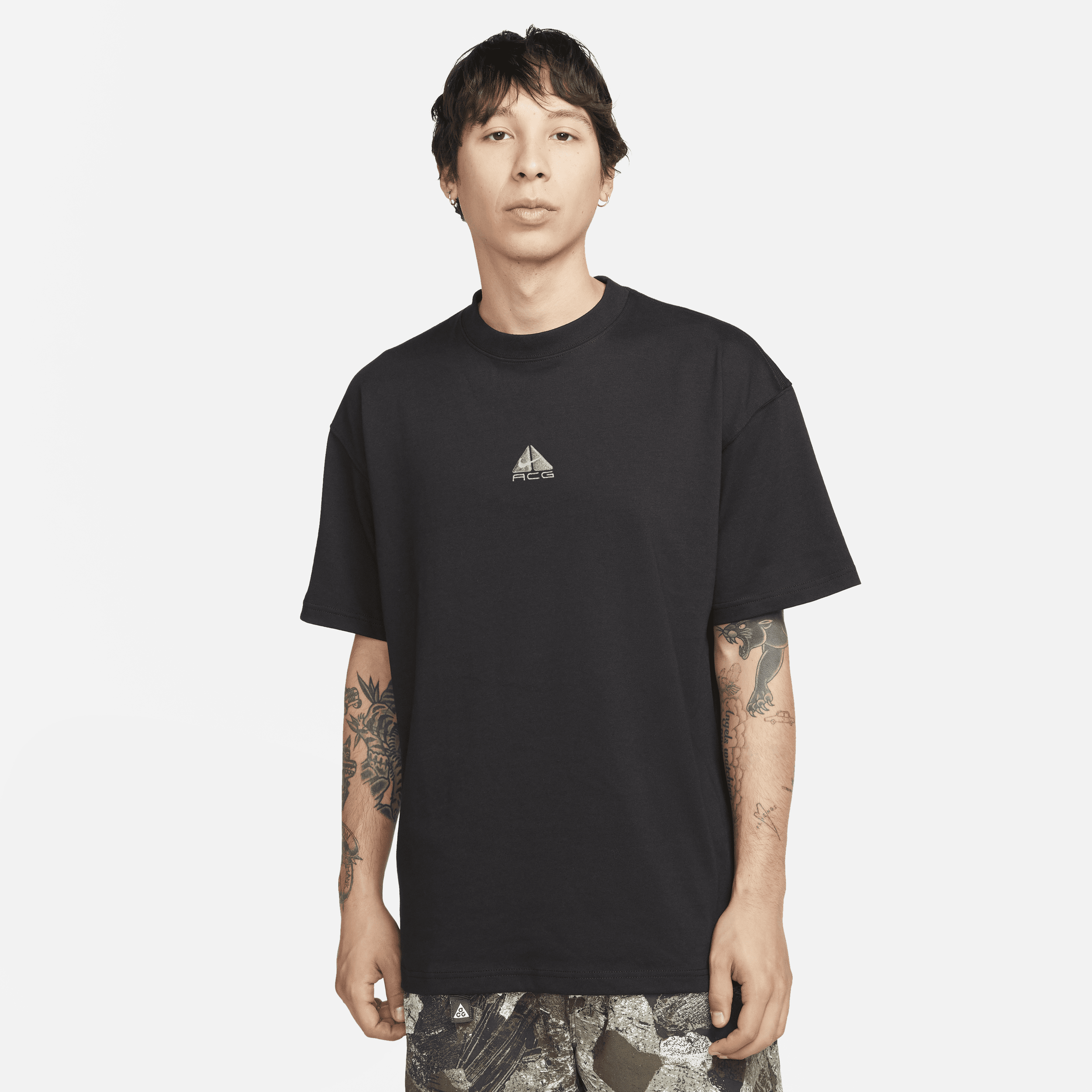 Shop Nike Men's  Acg T-shirt In Black