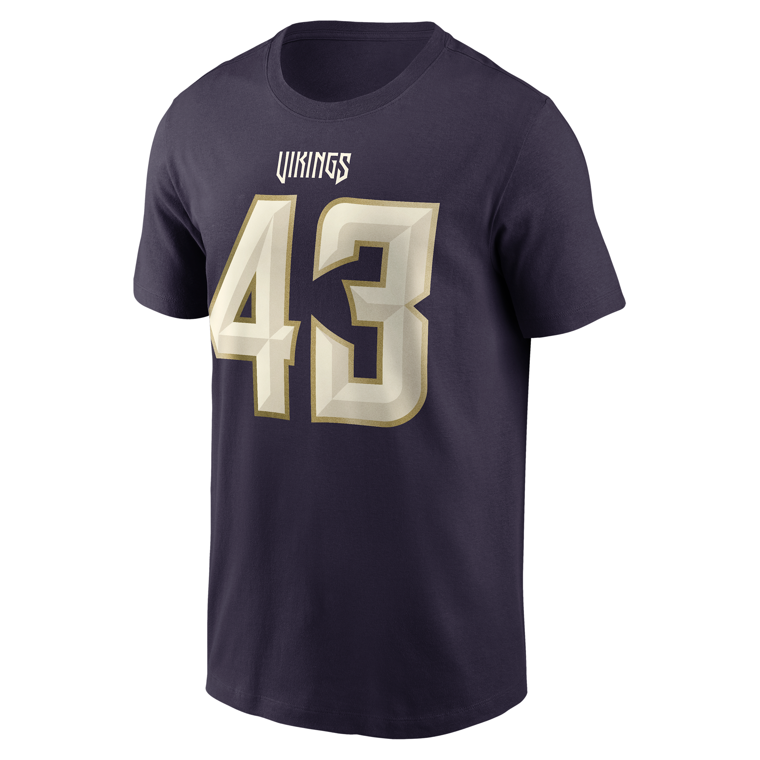 Nike Men's Andrew Van Ginkel Purple Minnesota Vikings 2026 Rivalries Collection Player Name & Number T-Shirt - Purple