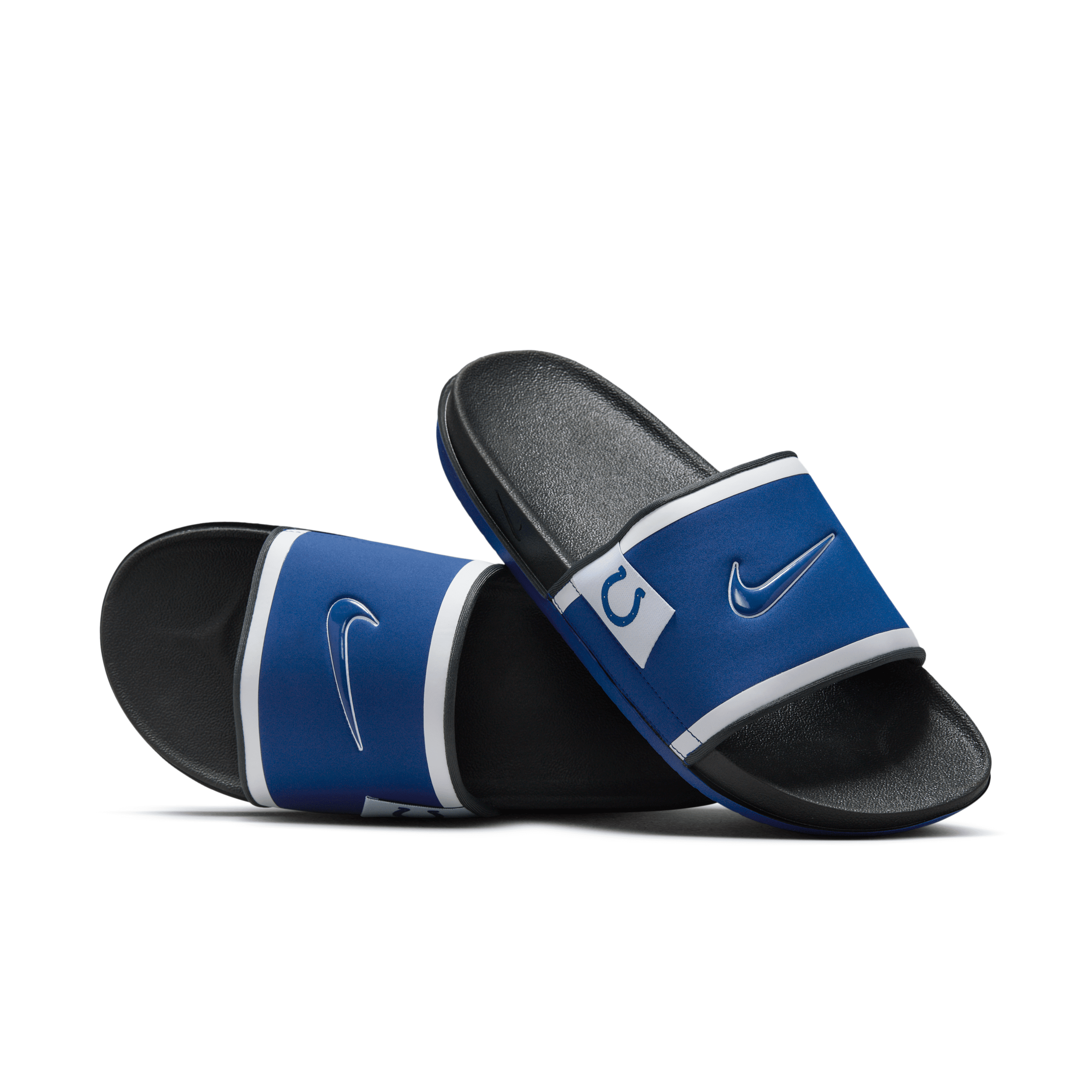 Nike Men's Offcourt (indianapolis Colts) Offcourt Slides In Blue