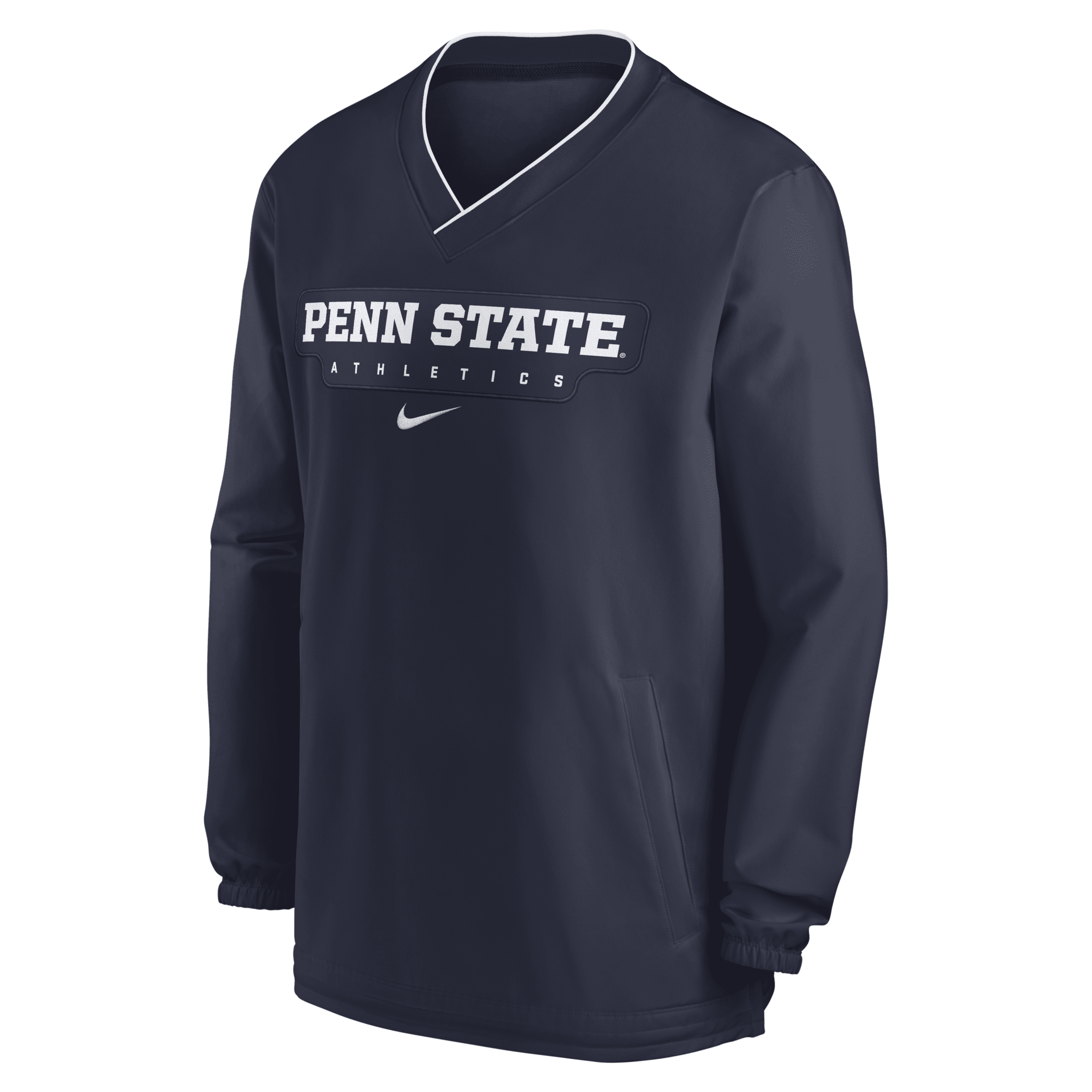 Nike Penn State Nittany Lions Sideline Men's College Long-sleeve Windshirt In Blue