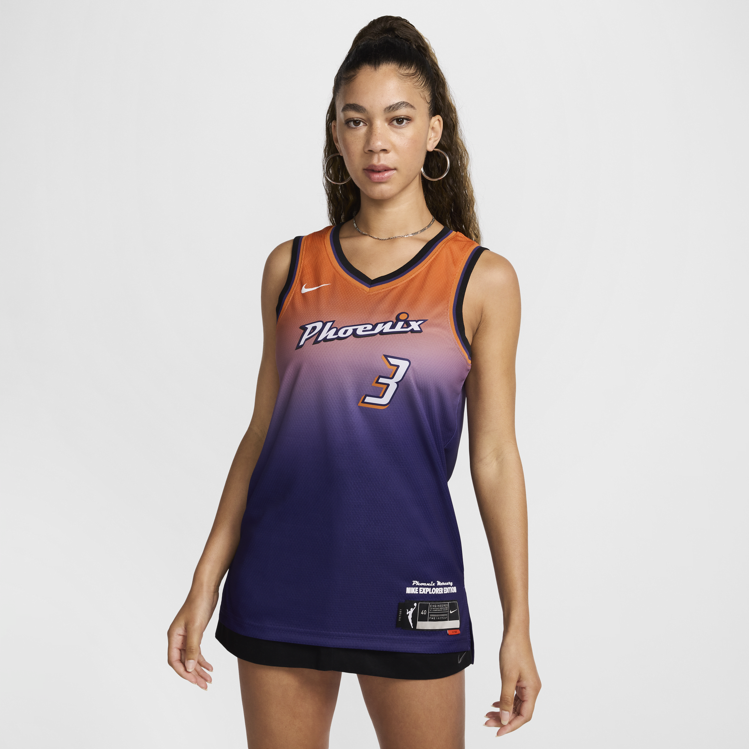 Diana Taurasi Phoenix Mercury Explorer Edition Nike Women's Dri-FIT WNBA Victory Jersey in Purple | DC9575-566