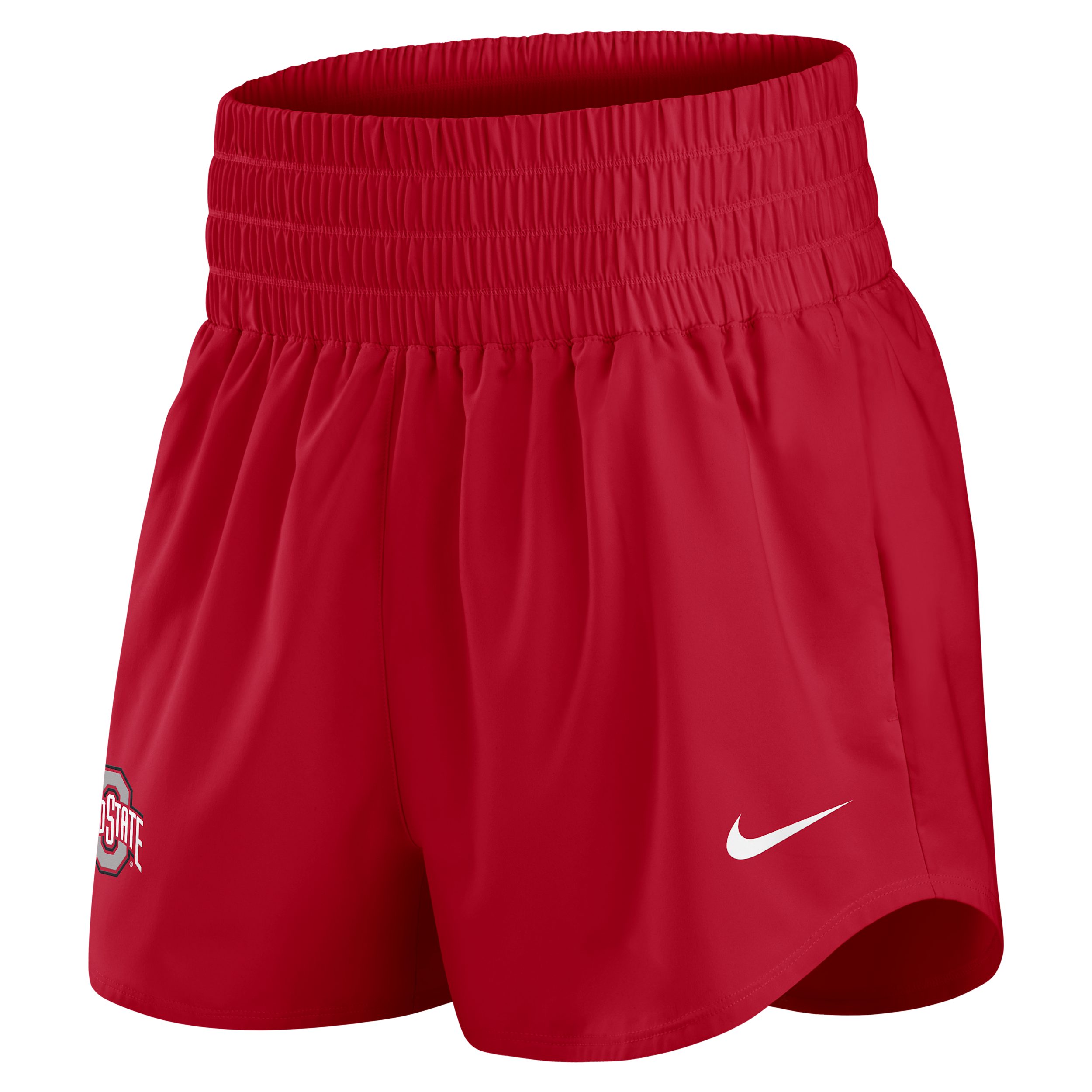 Nike Women's Scarlet Ohio State Buckeyes Performance One Dri-fit High-Rise Shorts - Scarlet