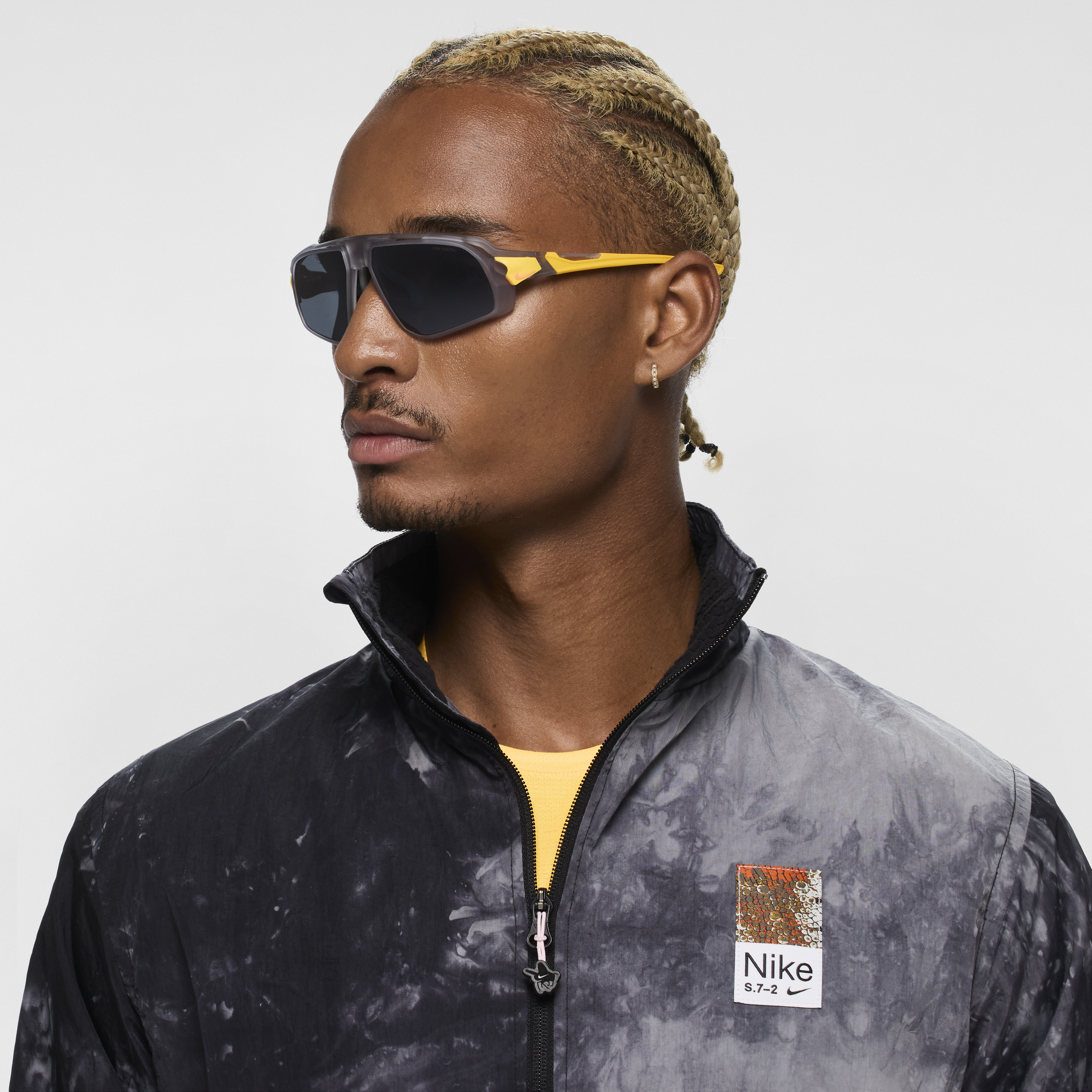 Shop Nike Men's Flyfree Sunglasses In Grey