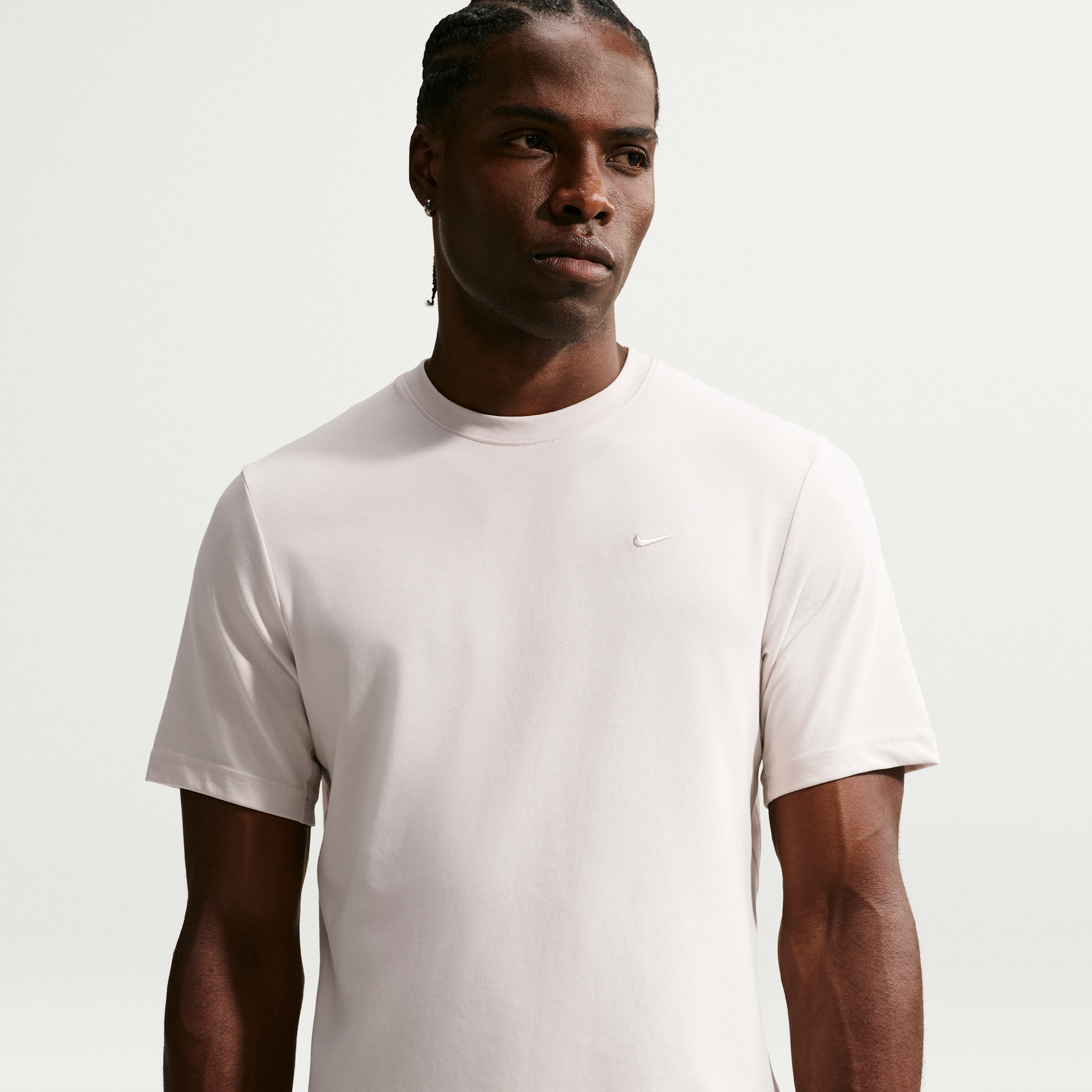 Nike Men's Primary Dri-FIT Short-Sleeve Versatile Top in Brown | DV9831-104