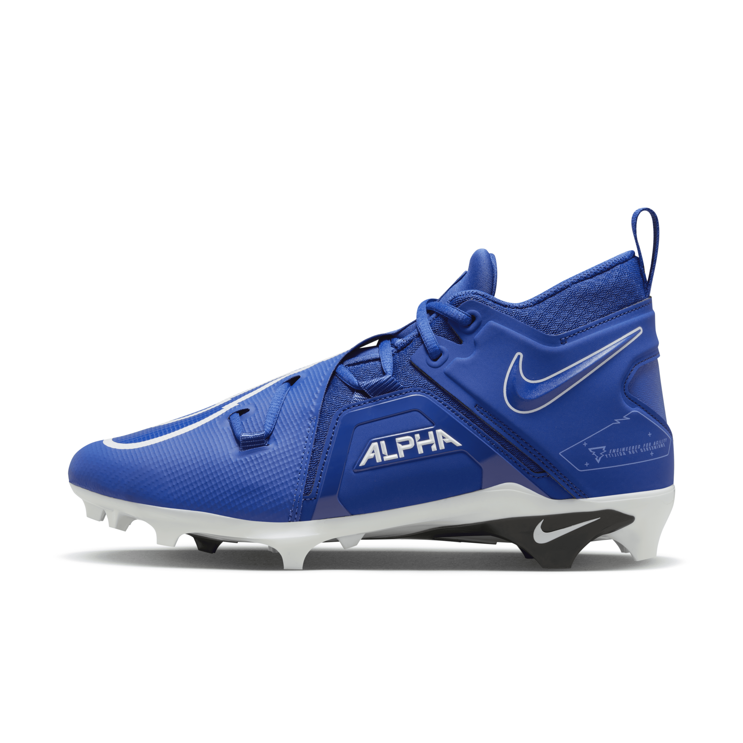 Nike Men's Alpha Menace Pro 3 Football Cleats In Blue