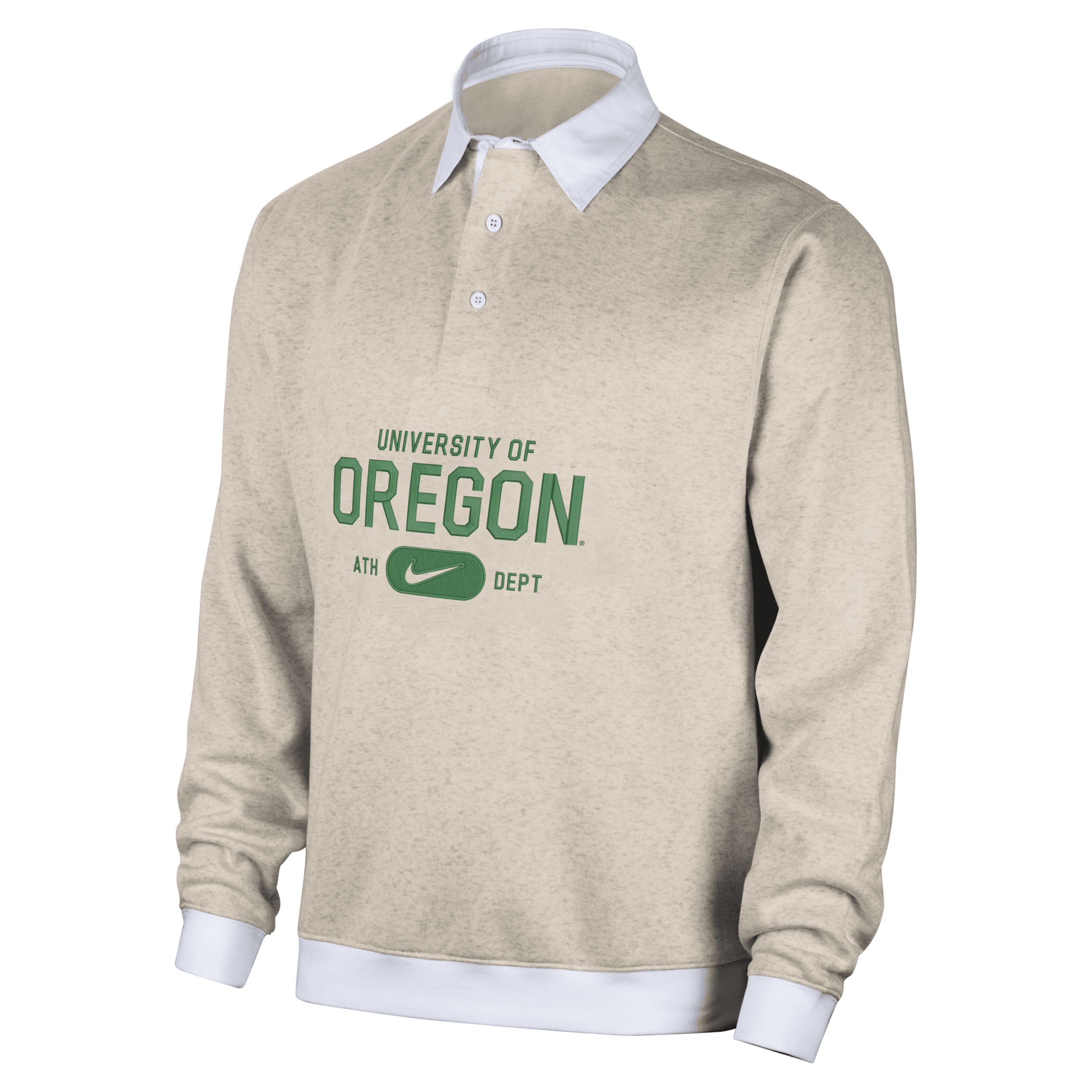 Nike Oregon Club Fleece  Men's College Long-sleeve Polo In Brown