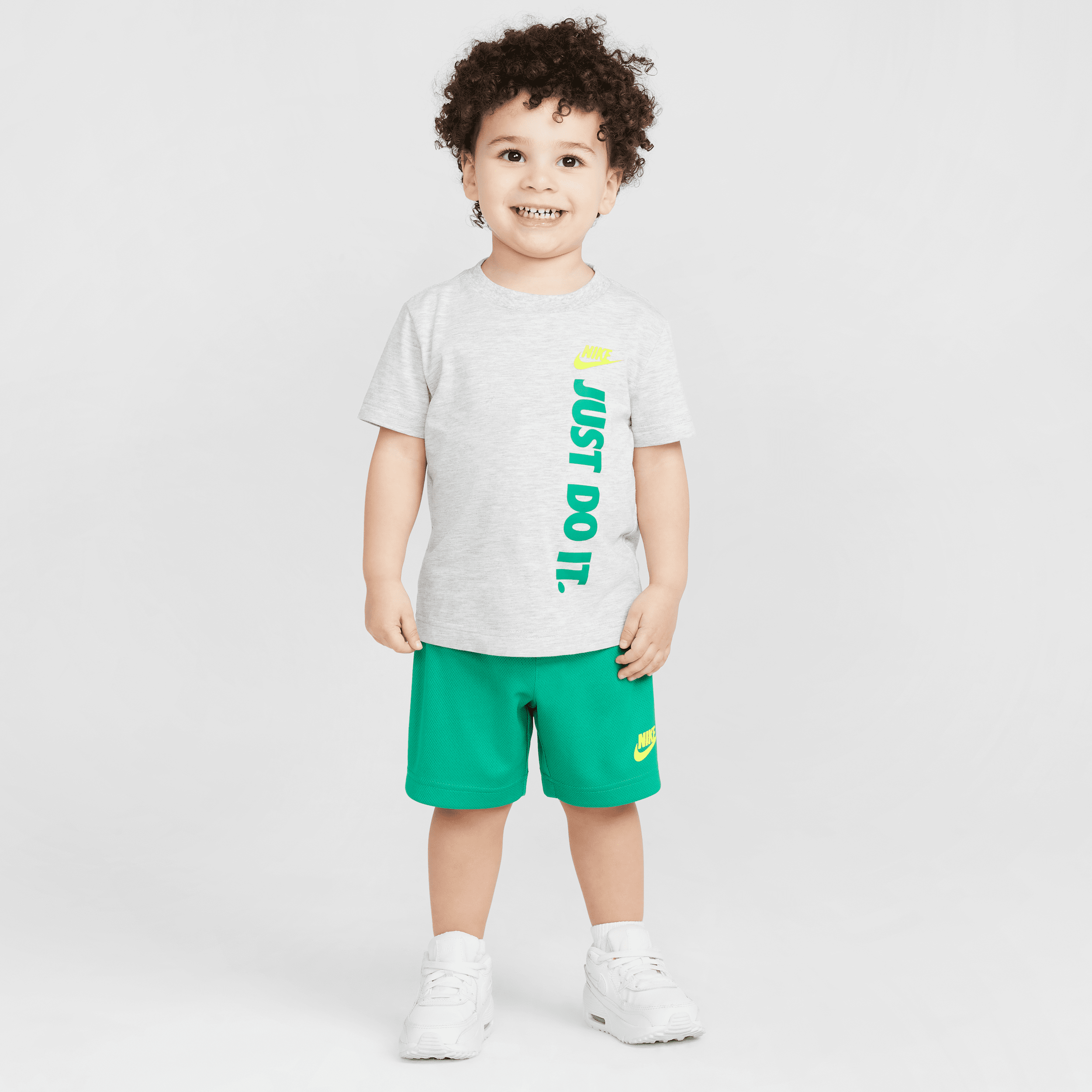Nike Toddler Graphic T-shirt And Shorts Set In Green