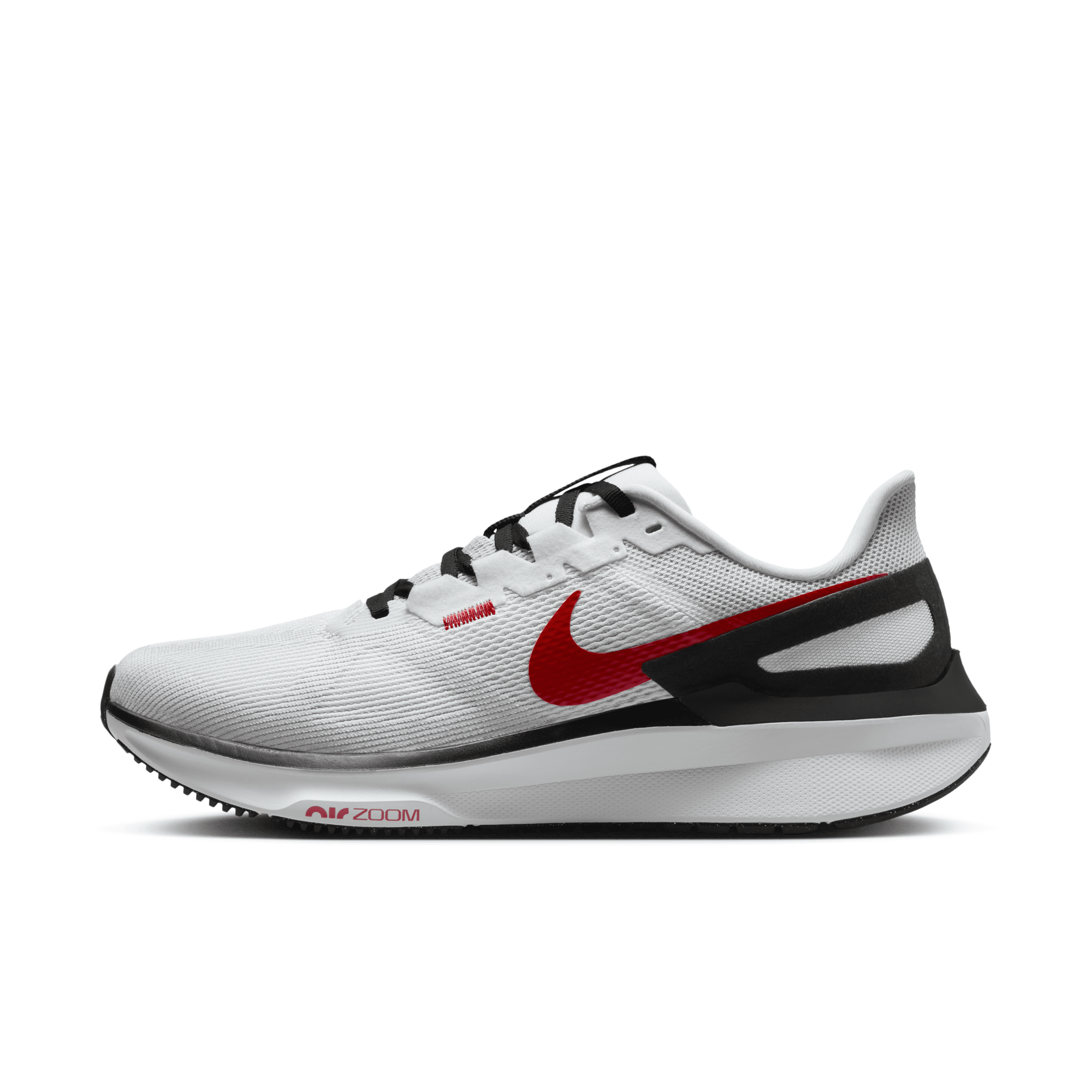 Shop Nike Men's Structure 25 Road Running Shoes In White
