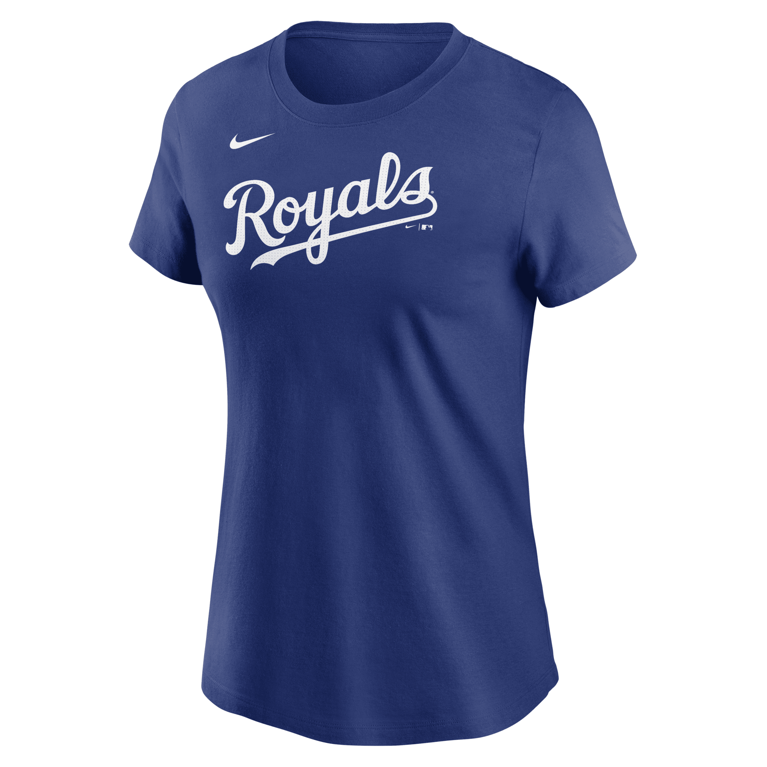 Shop Nike Kansas City Royals Wordmark  Women's Mlb T-shirt In Blue