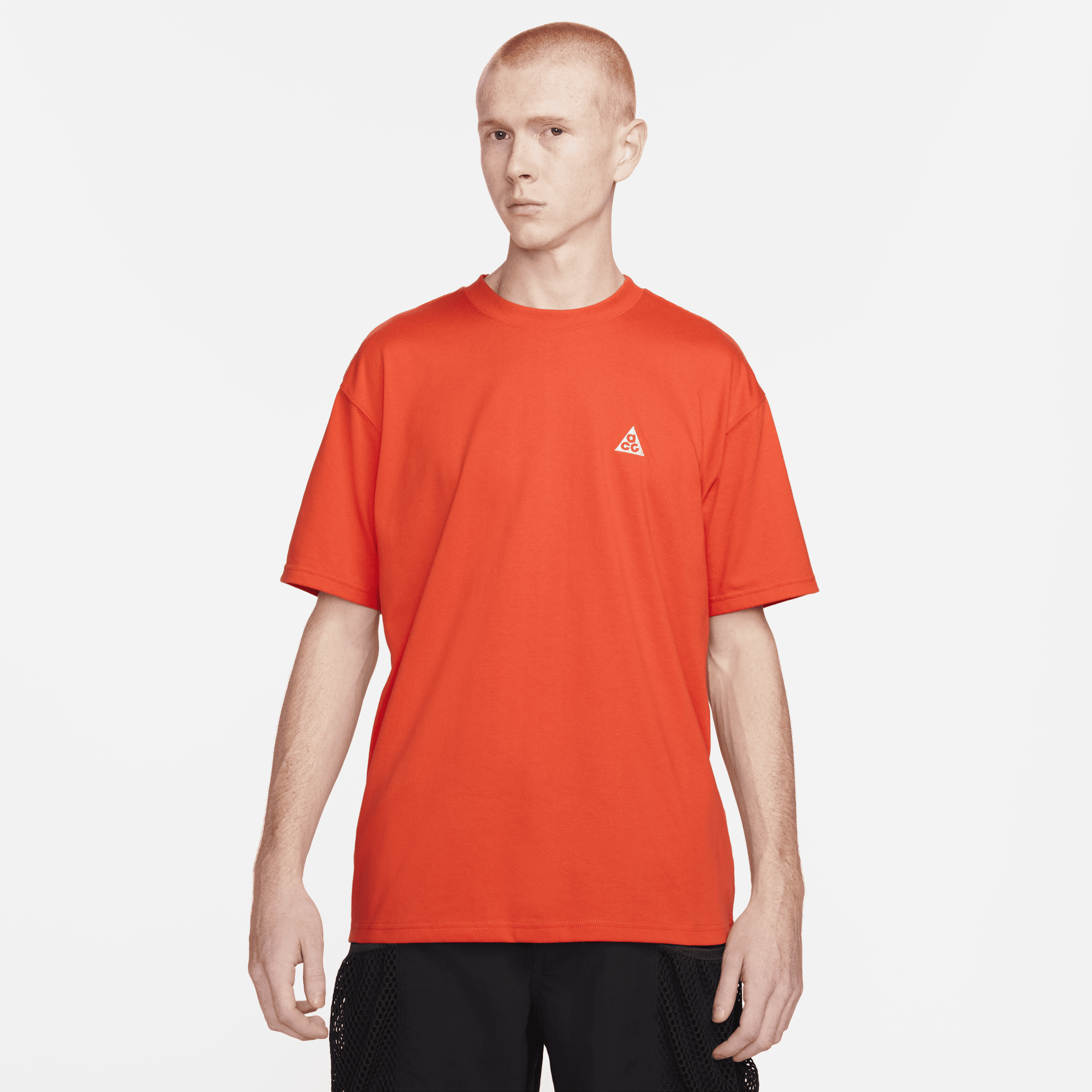 Shop Nike Men's  Acg T-shirt In Orange