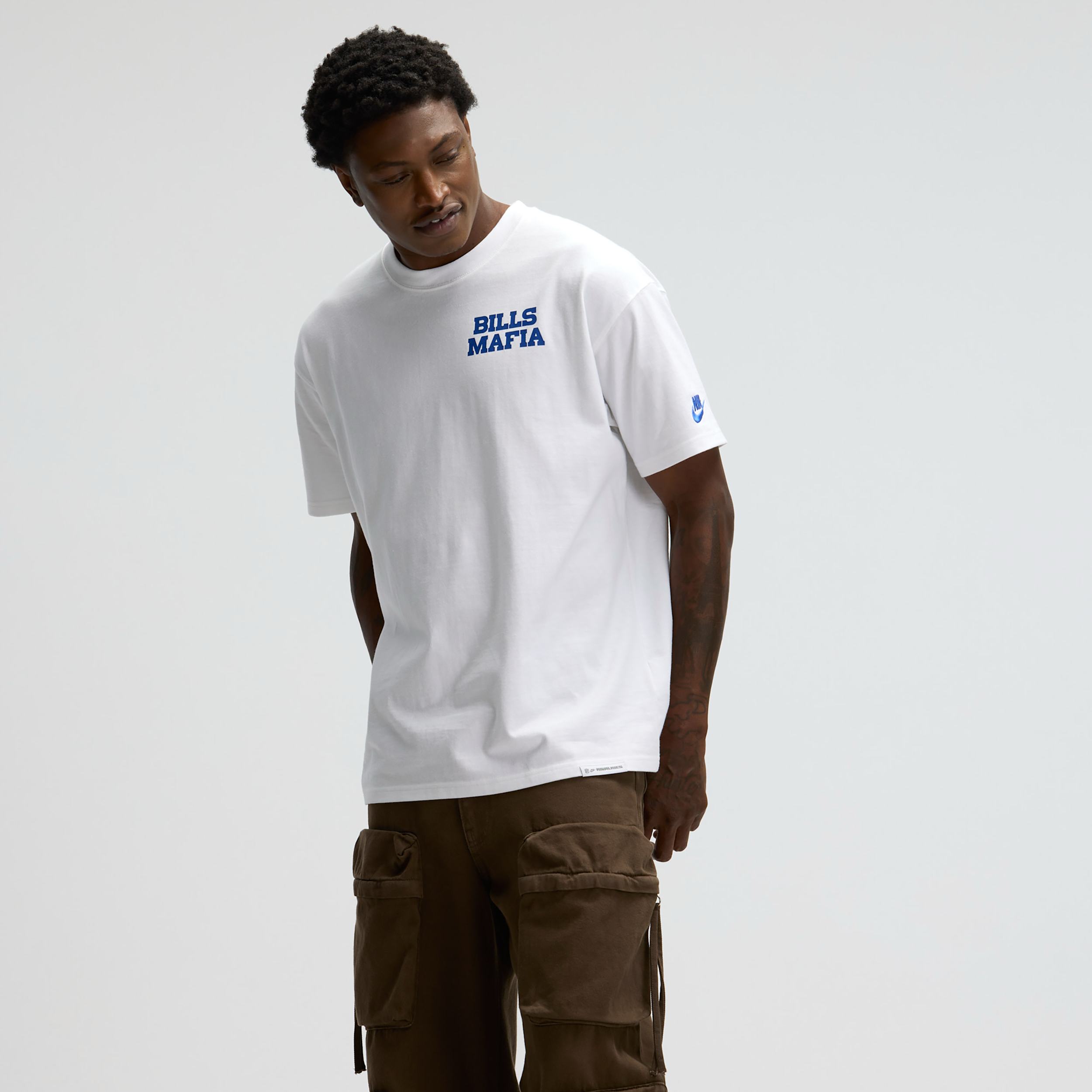 Buffalo Bills Rivalries Collection Essential Max90 Nike Men's NFL T-Shirt in White | 01AY10A81-Z9U