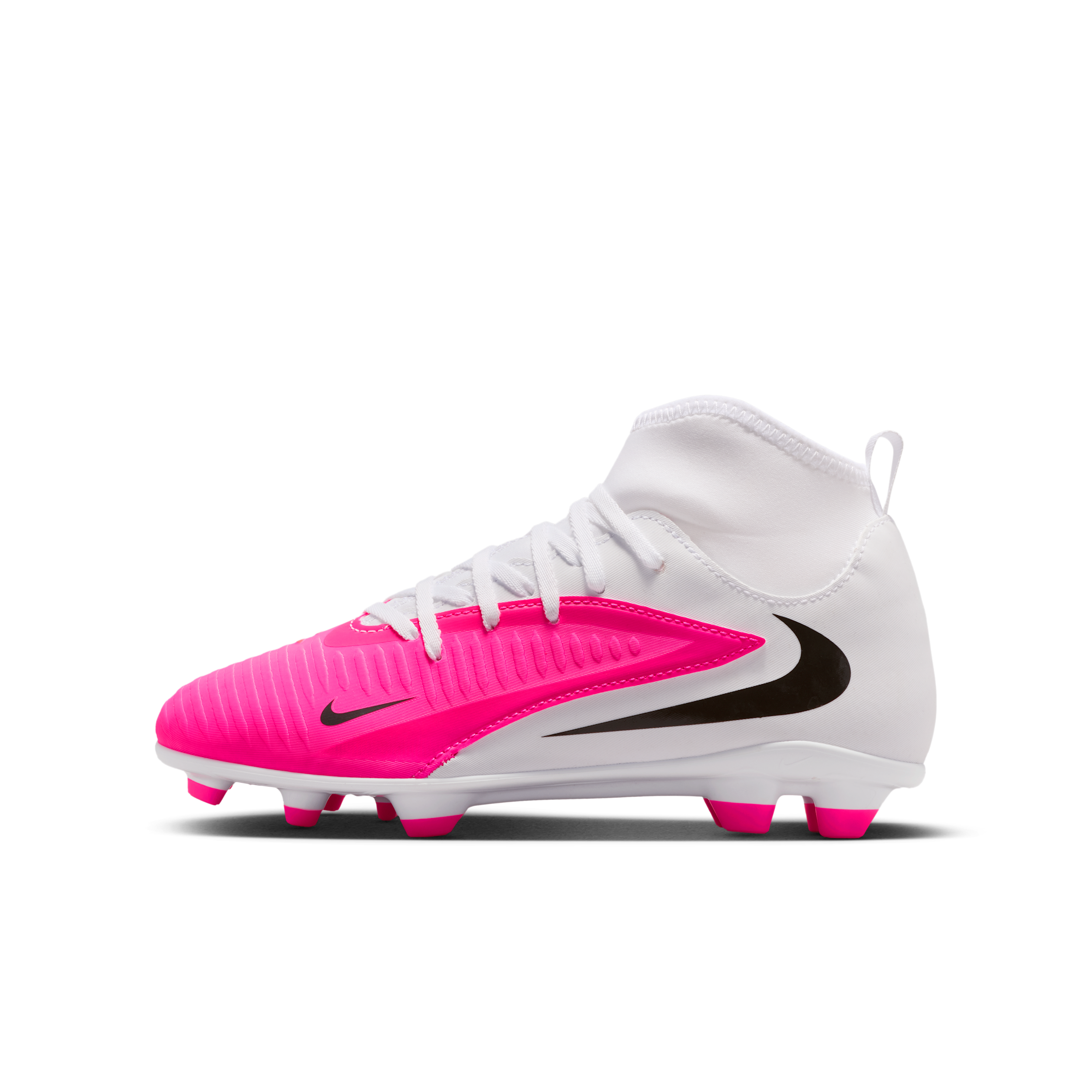 Nike Jr. Phantom 6 High Club Big Kids' Multi-Ground Soccer Cleats in Multicolor | IH1791-901