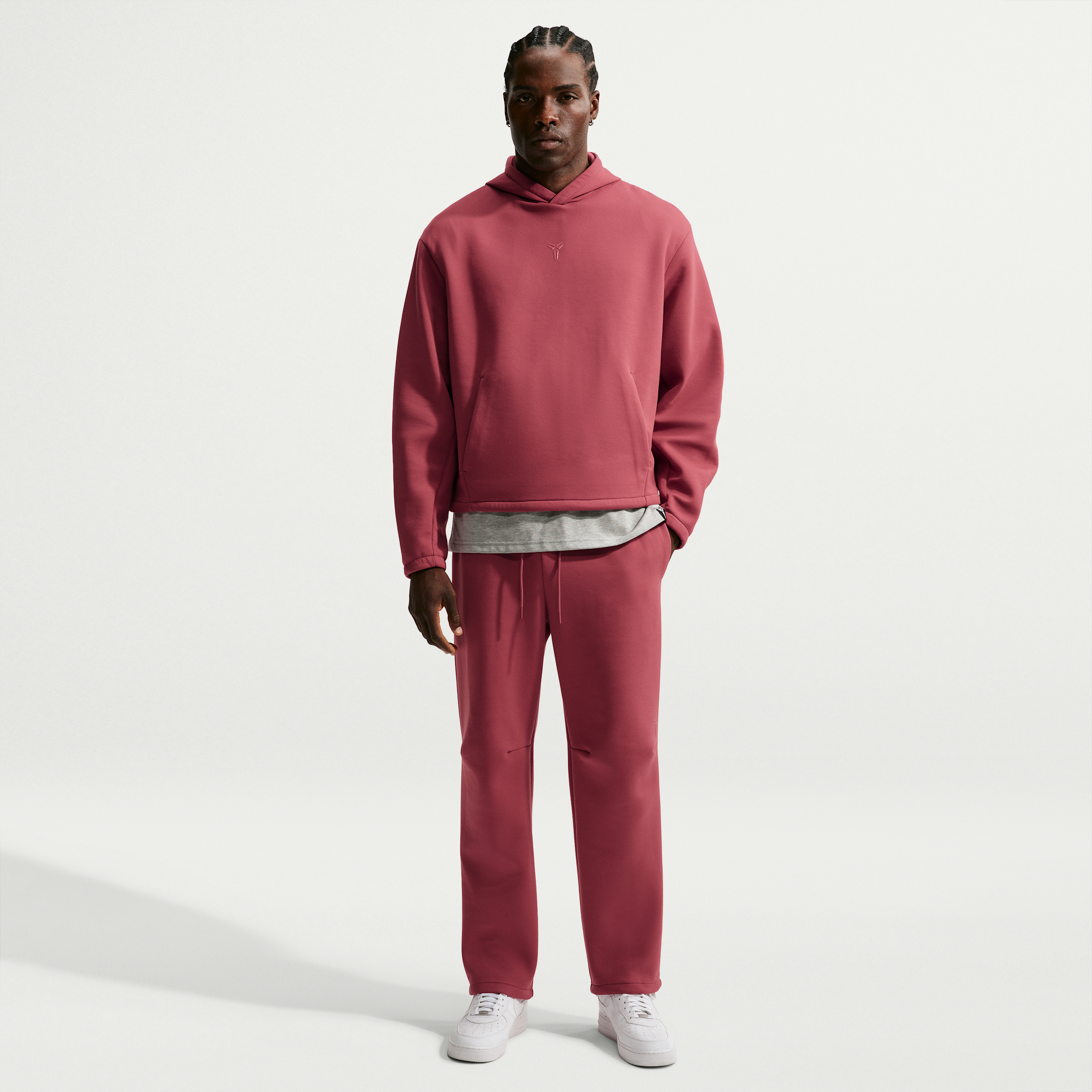 Nike Men's Kobe Dri-FIT Fleece Basketball Pants in Red | IF4912-661
